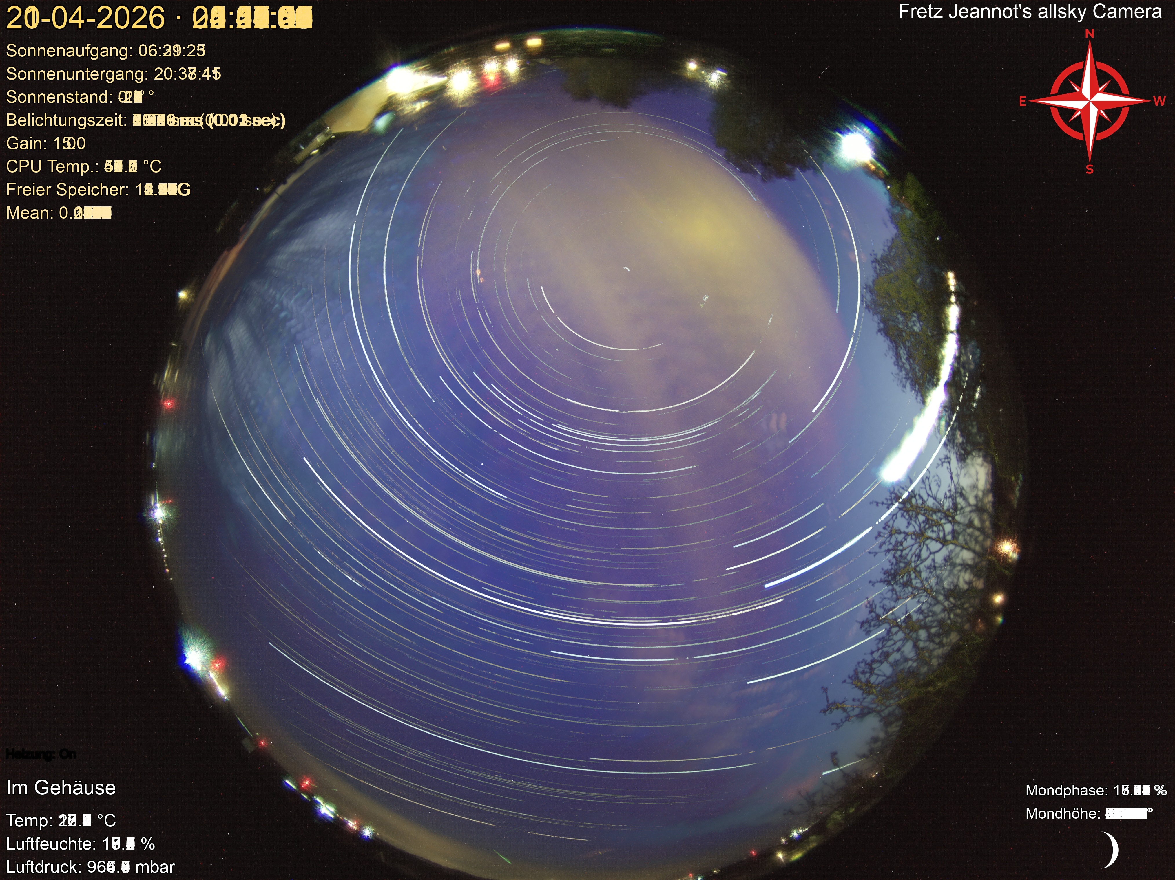 Startrail Bild: 20.04.2026