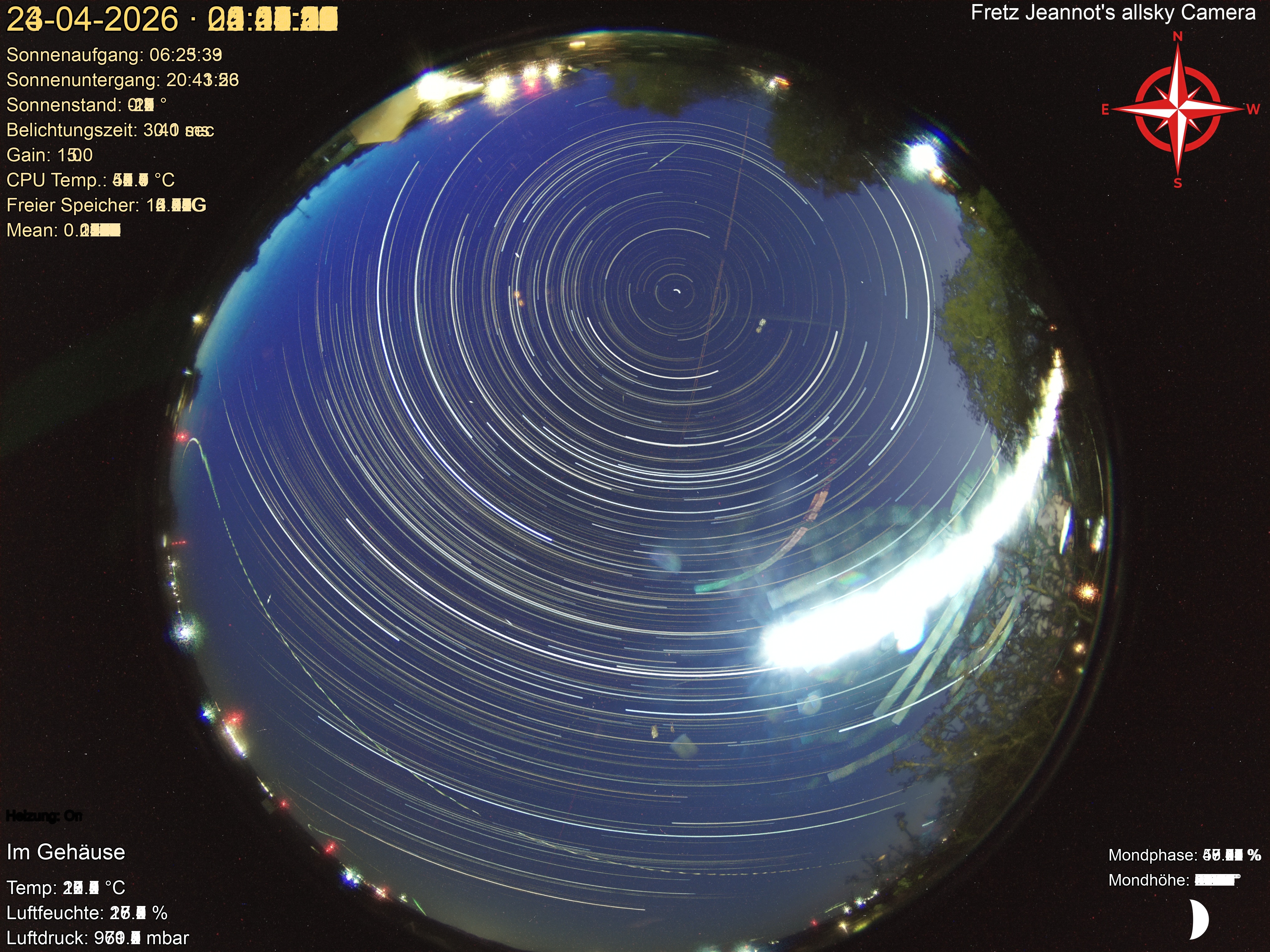 Startrail Bild: 23.04.2026