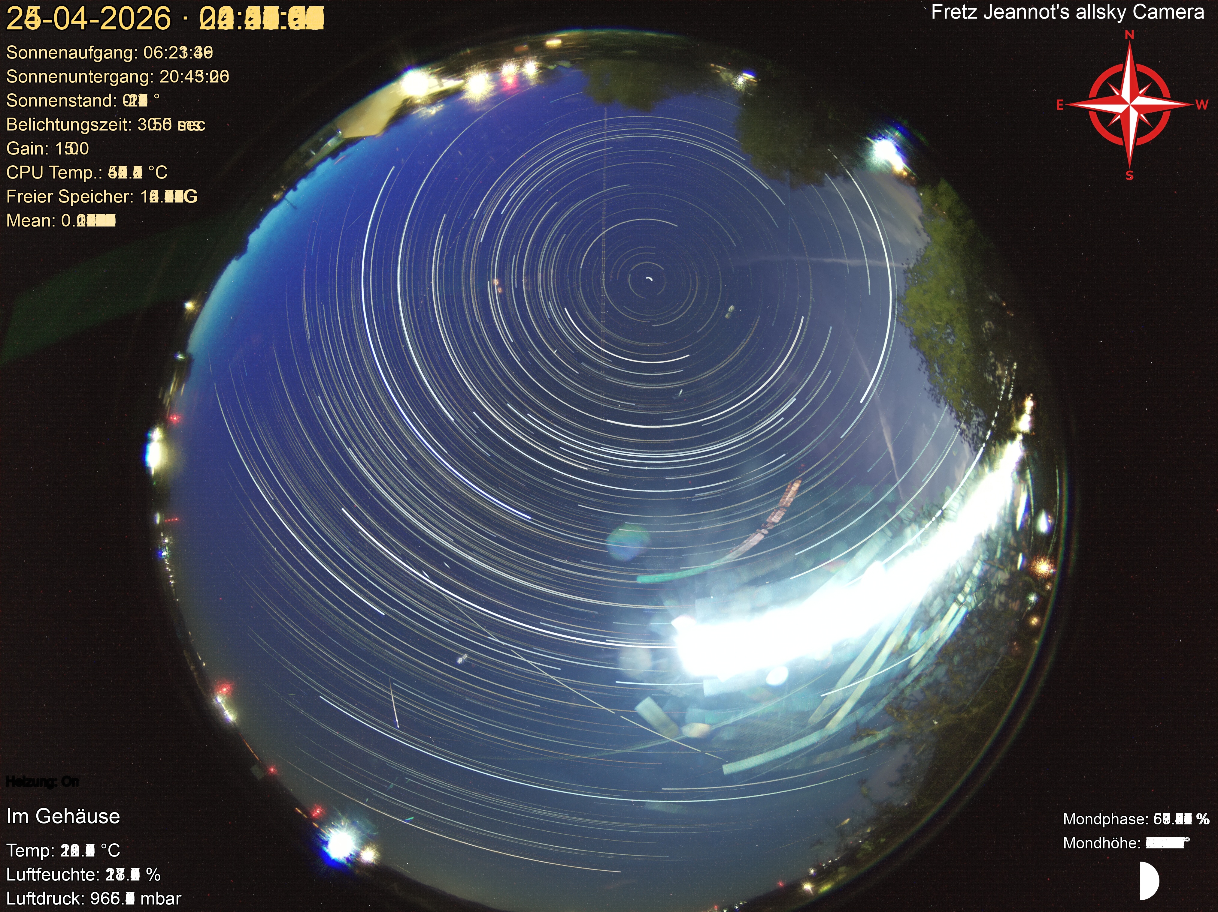 Startrail Bild: 24.04.2026