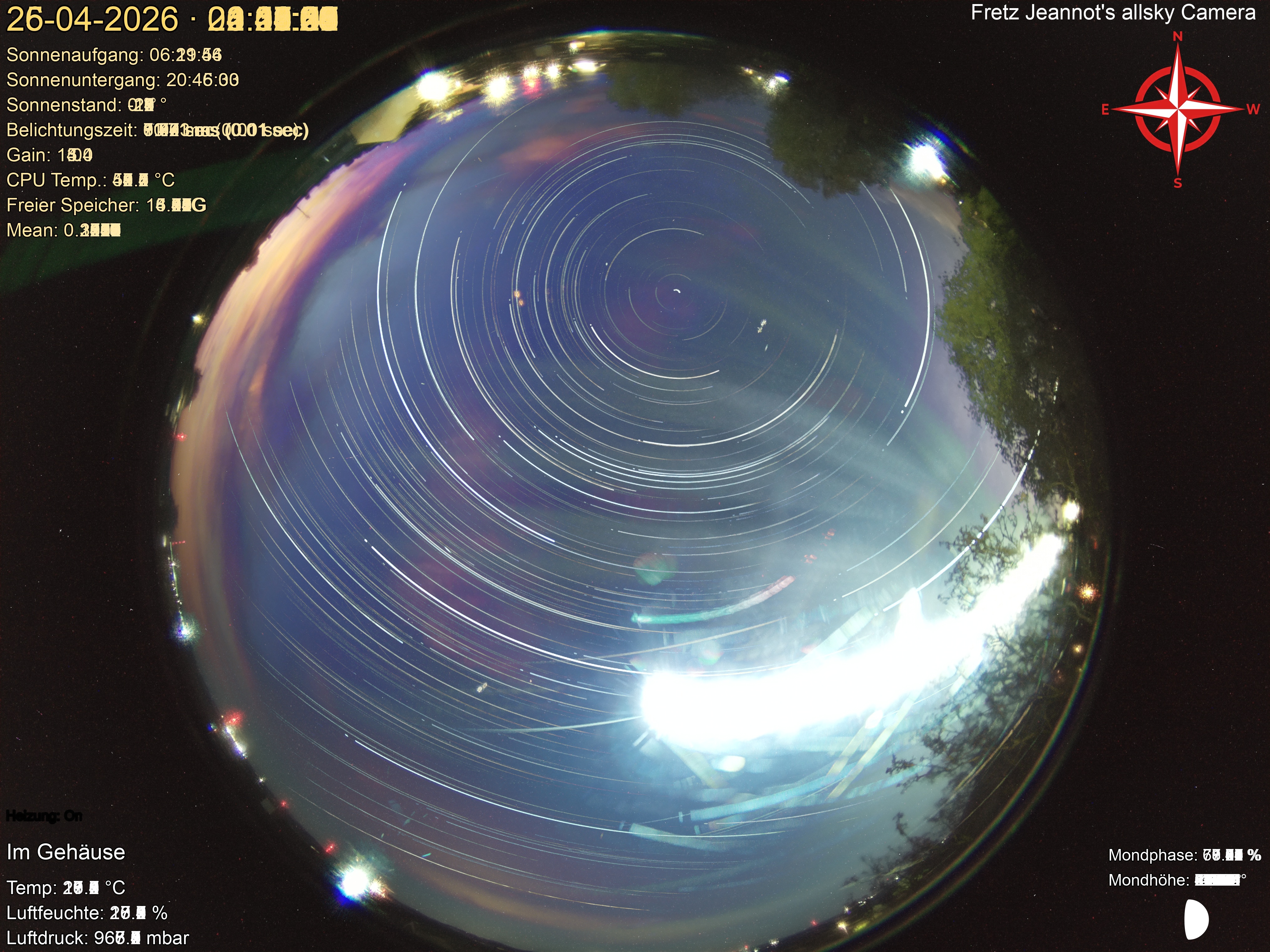 Startrail Bild: 25.04.2026