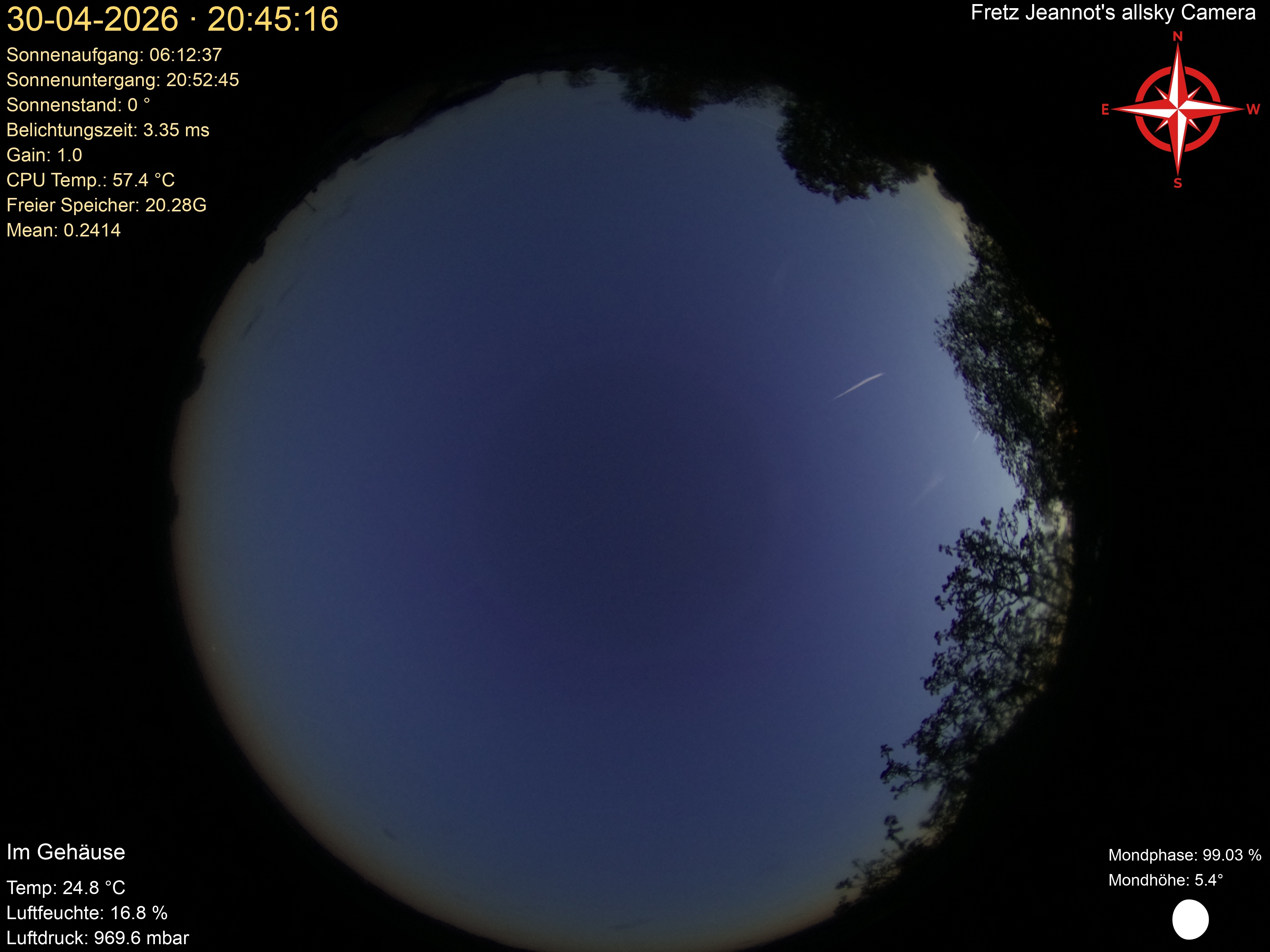 Startrail Bild: 30.04.2026