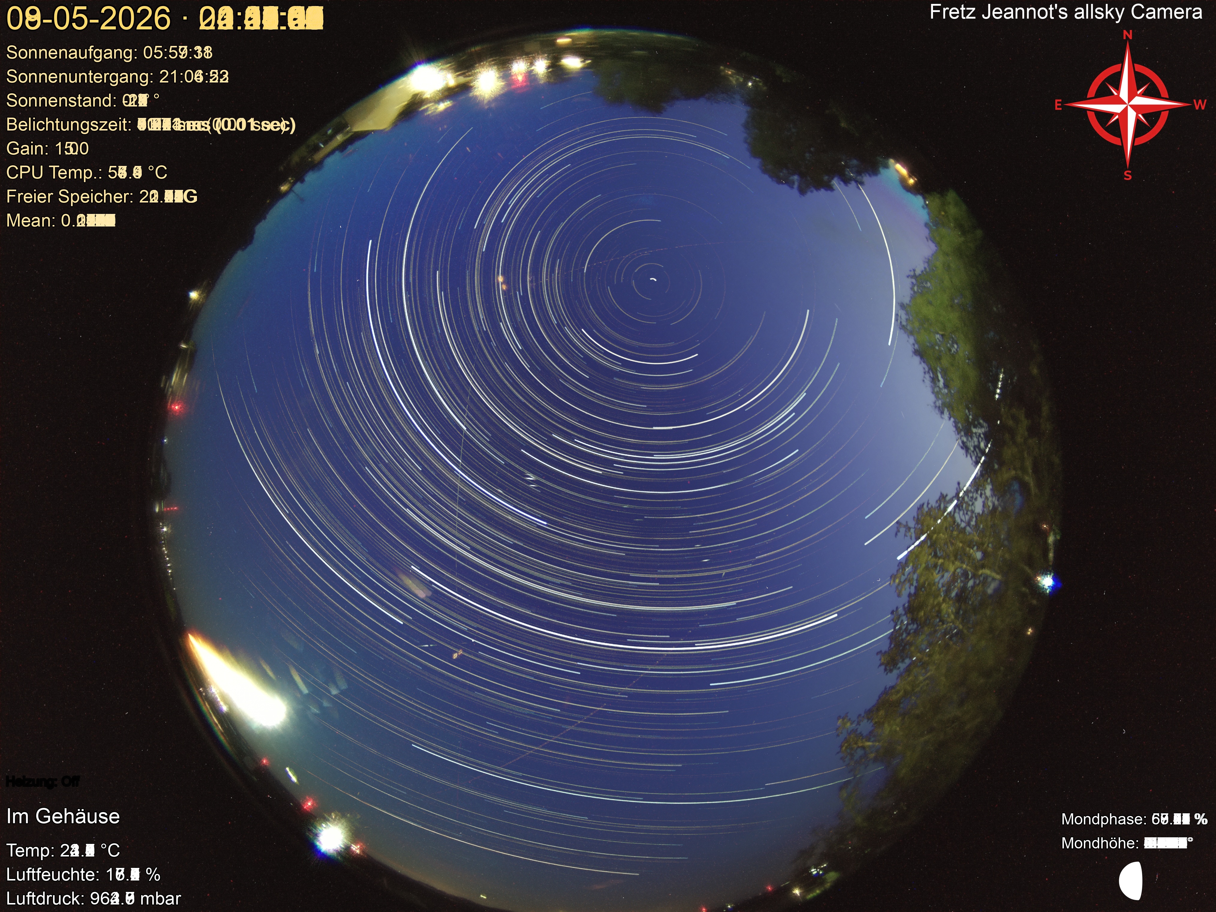 Startrail Bild: 08.05.2026