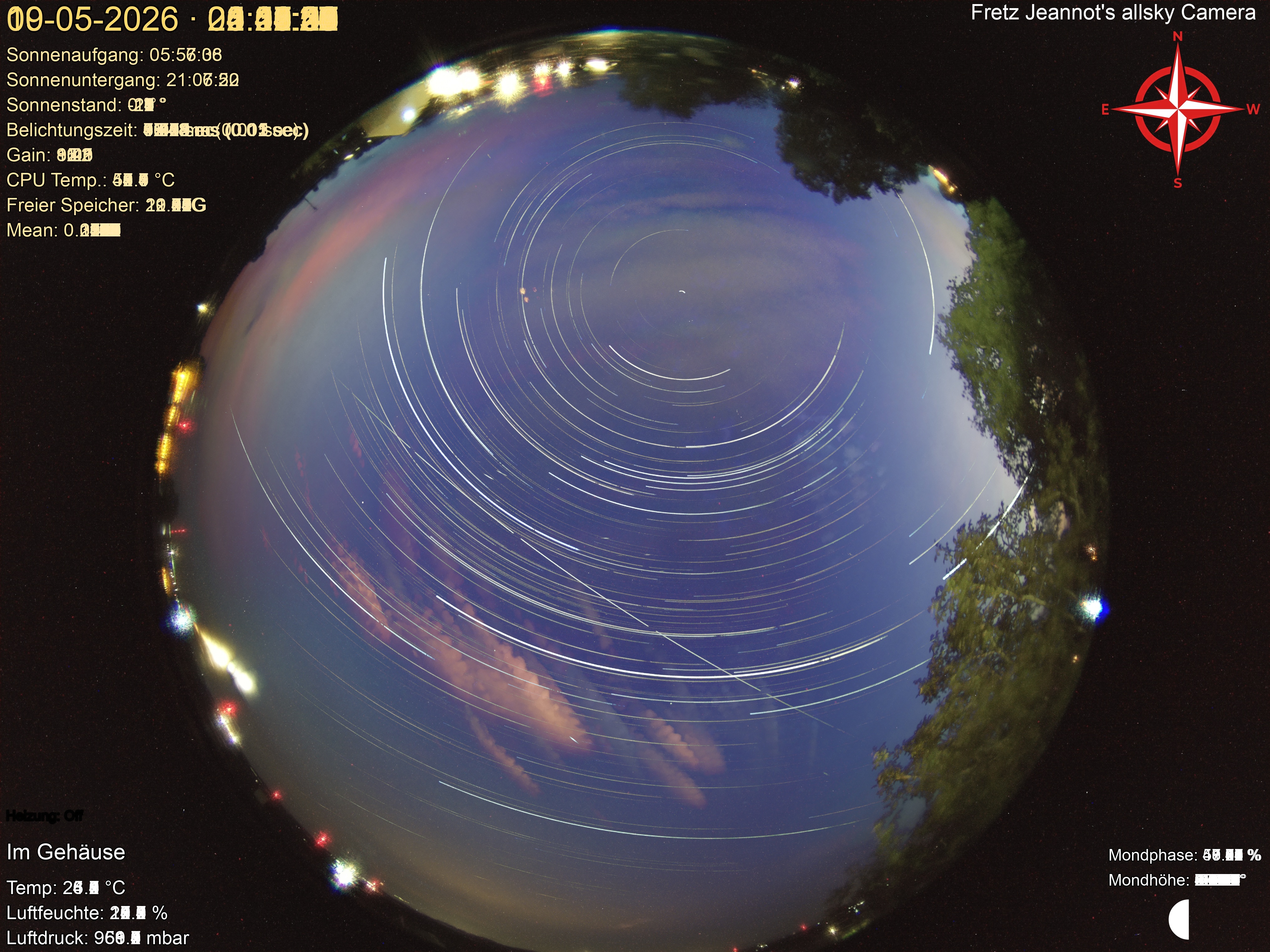 Startrail Bild: 09.05.2026