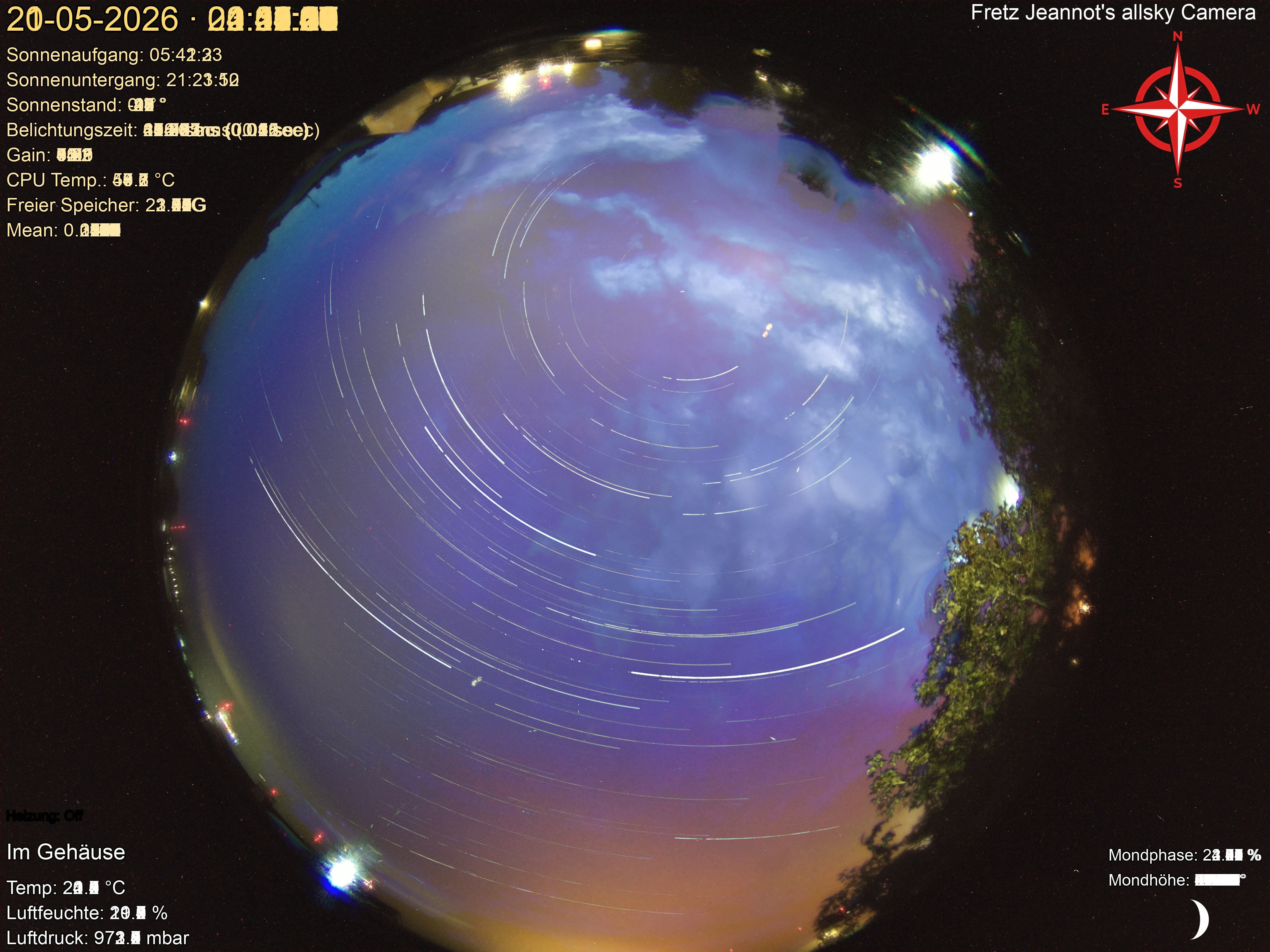 Startrail Bild: 20.05.2026