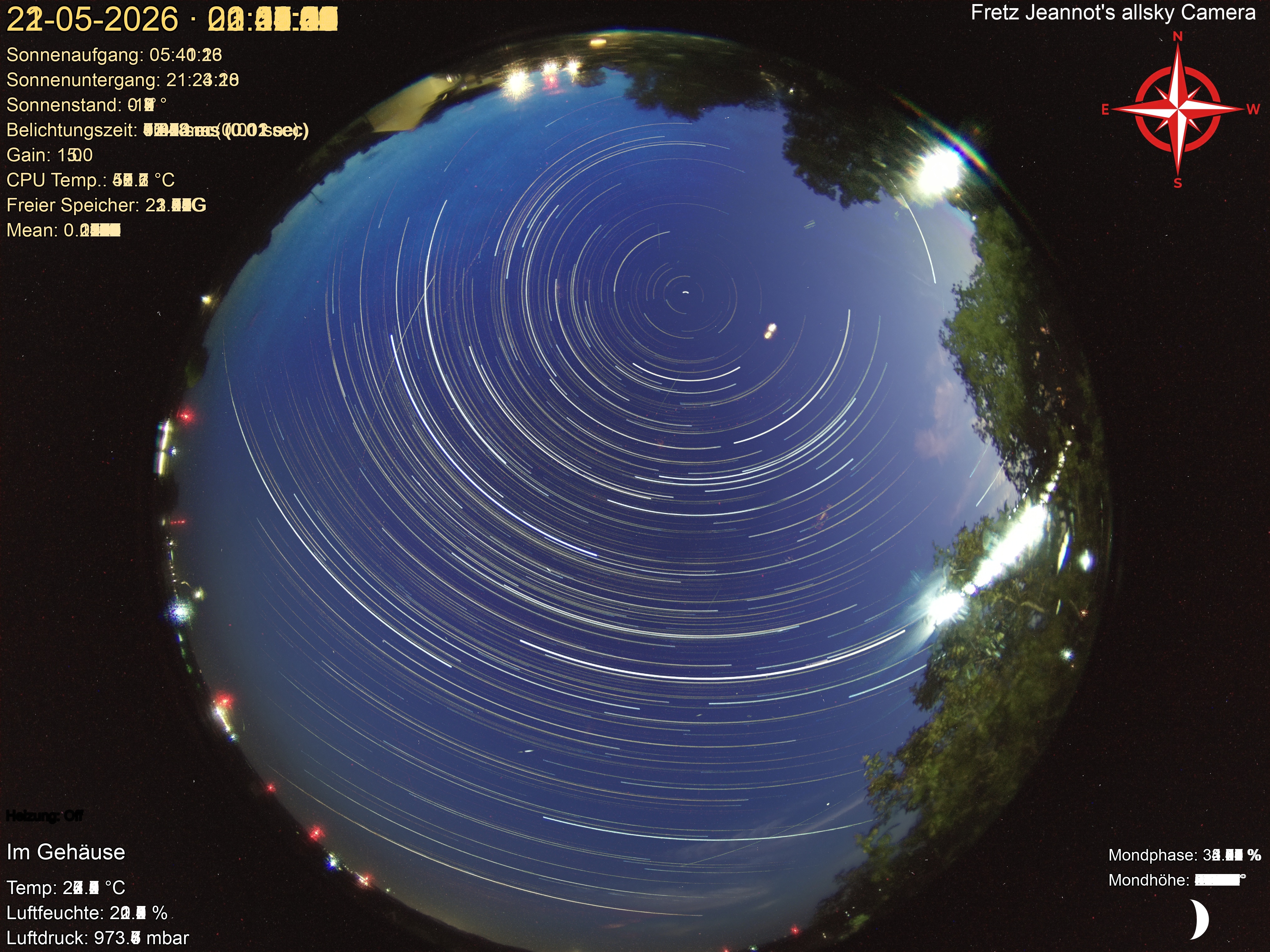 Startrail Bild: 21.05.2026