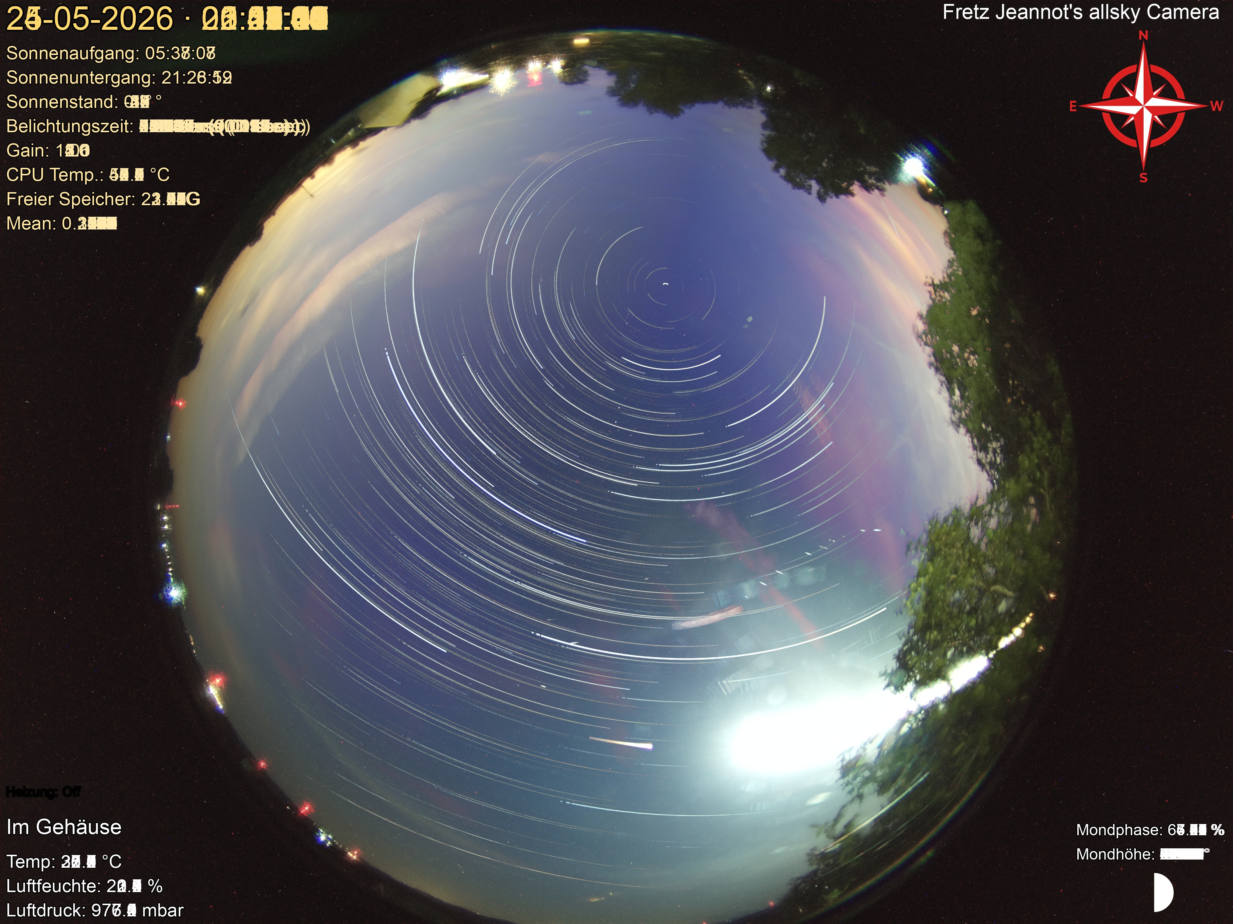 Startrail Bild: 24.05.2026