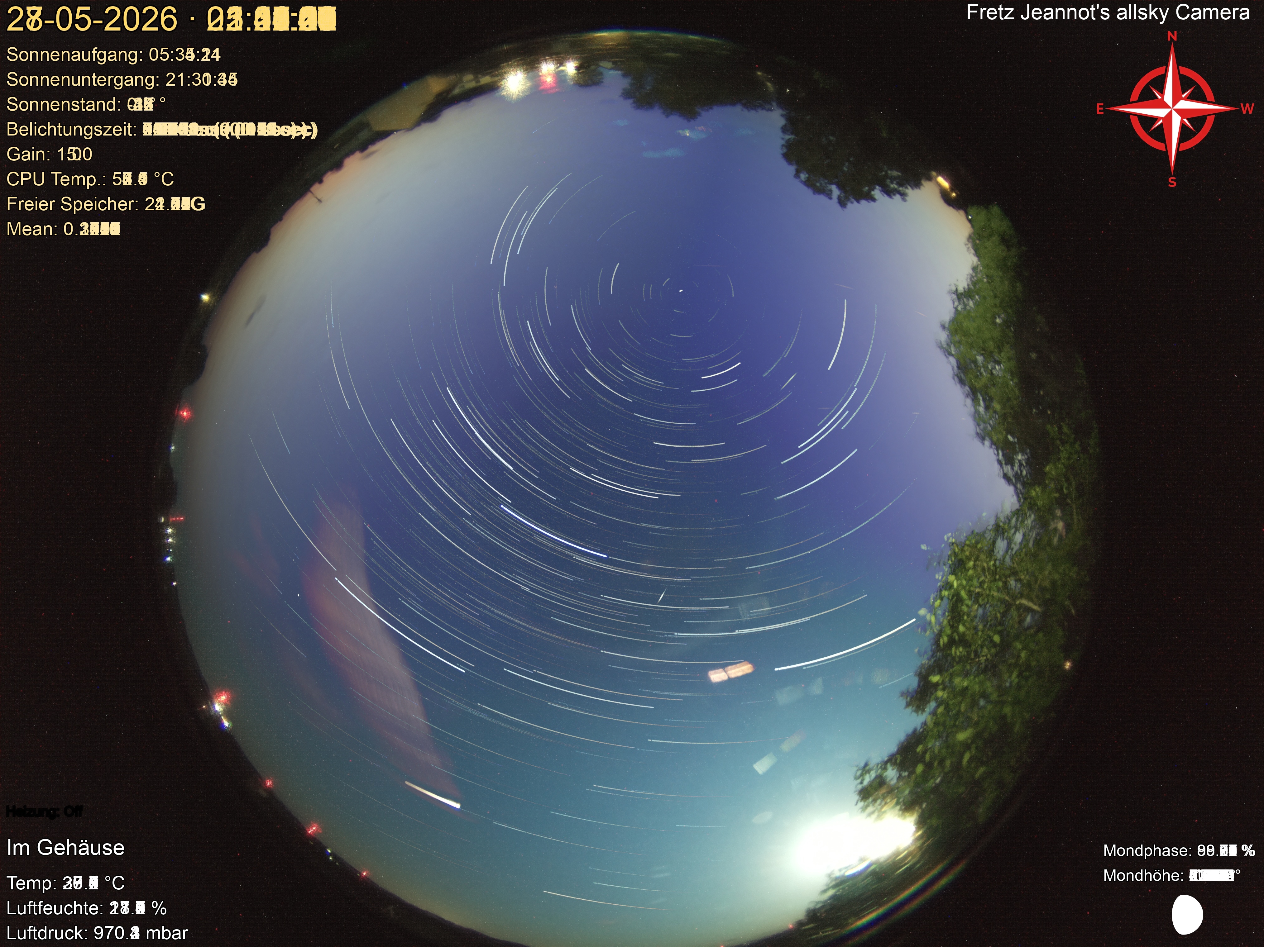 Startrail Bild: 27.05.2026