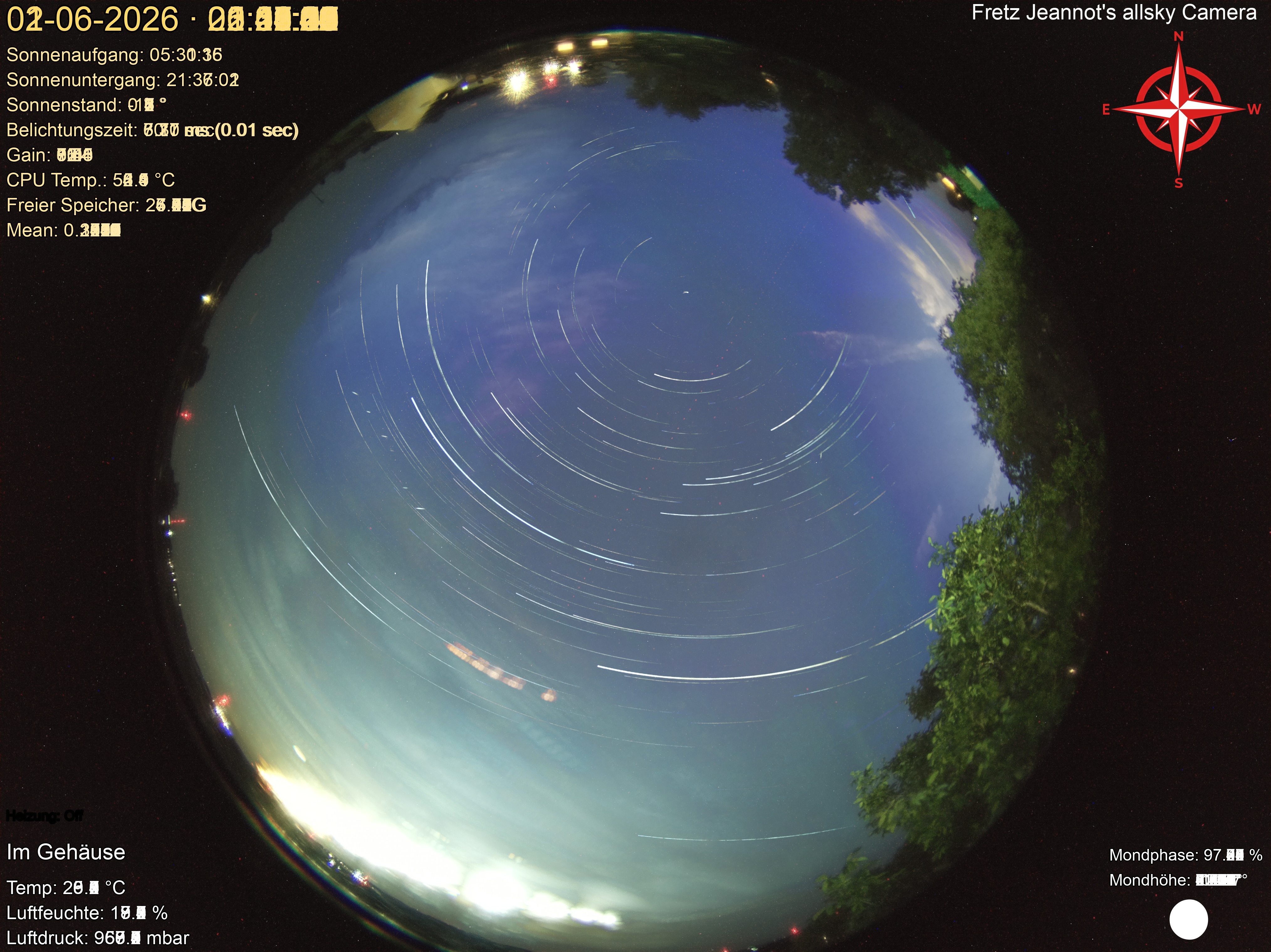 Startrail Bild: 01.06.2026