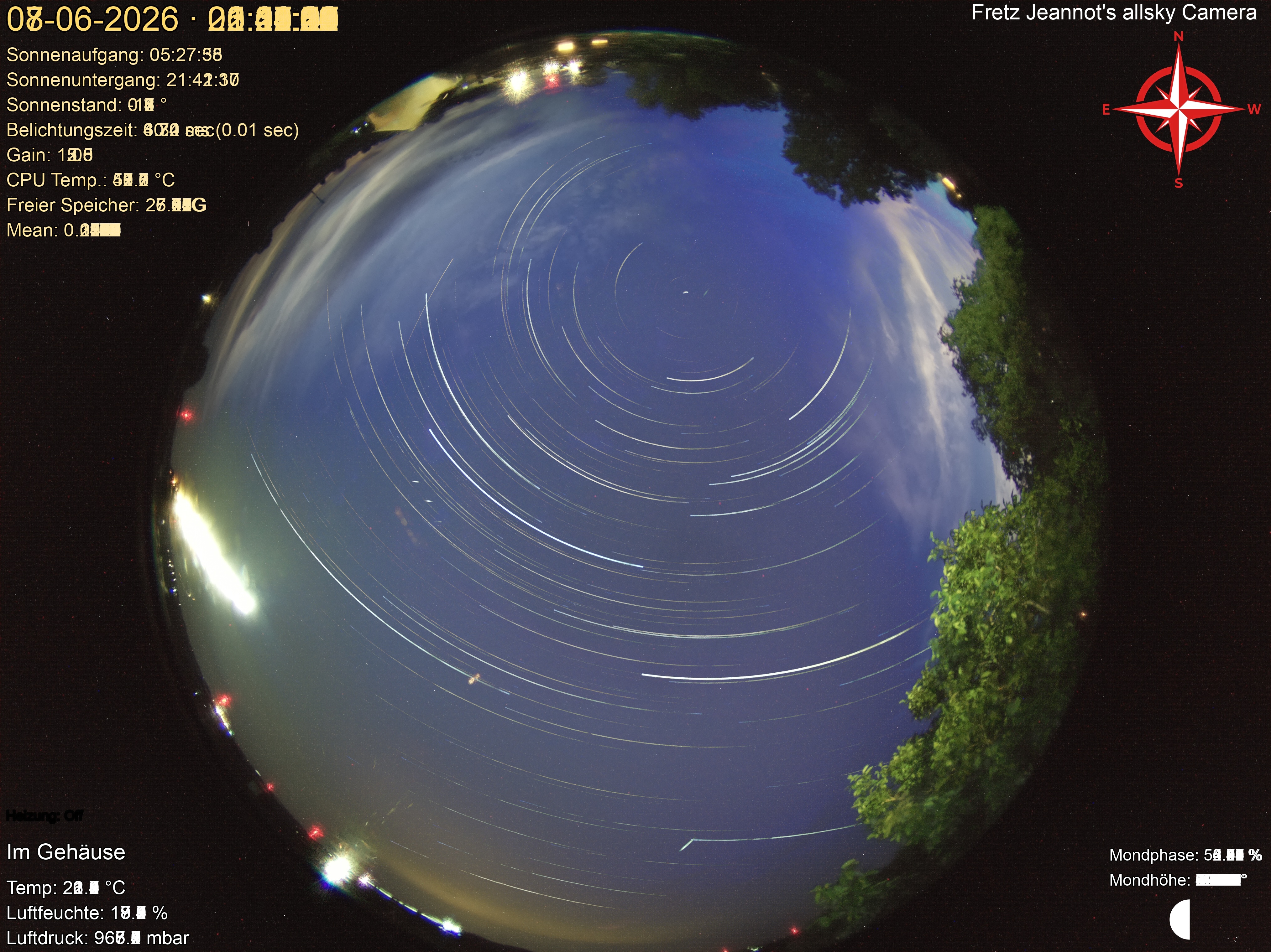 Startrail Bild: 07.06.2026