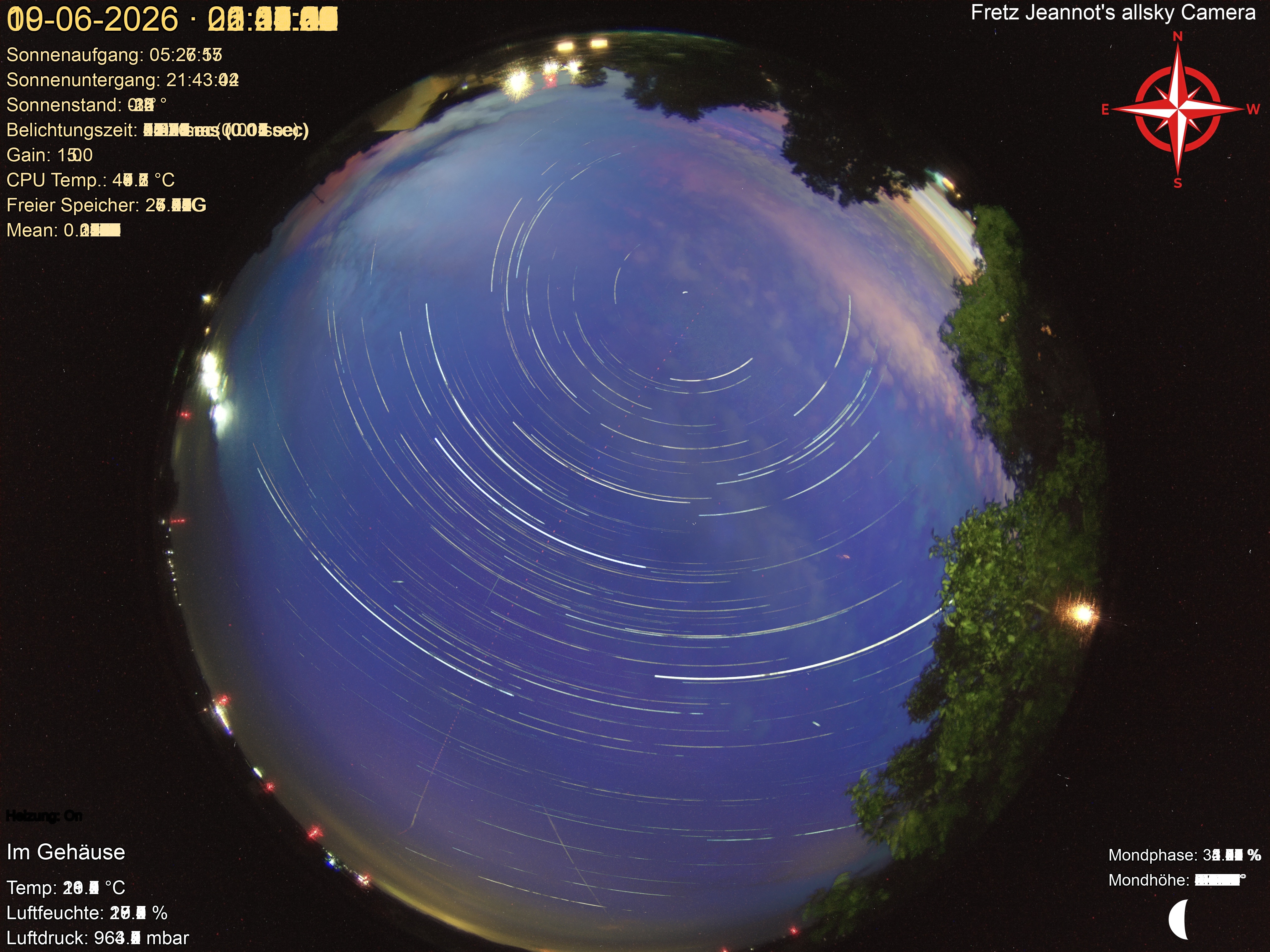 Startrail Bild: 09.06.2026
