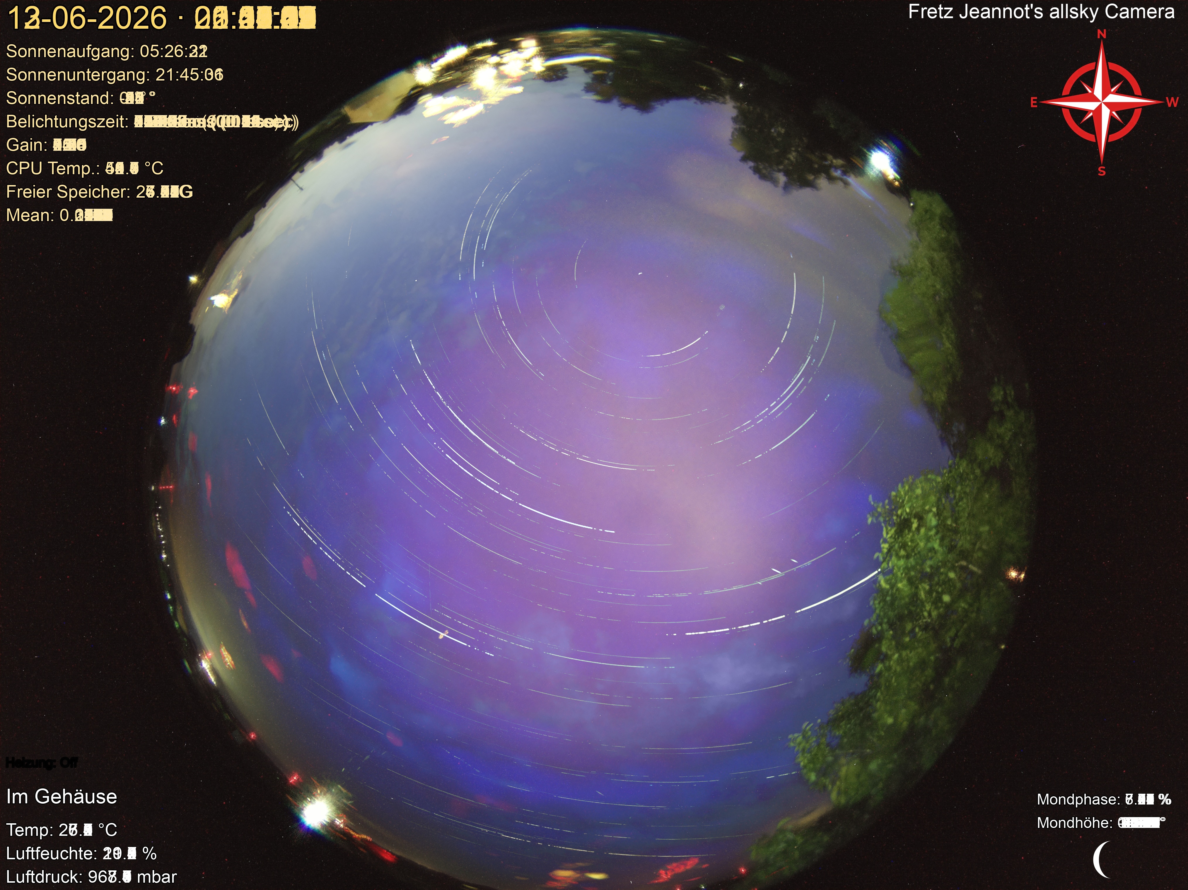 Startrail Bild: 12.06.2026