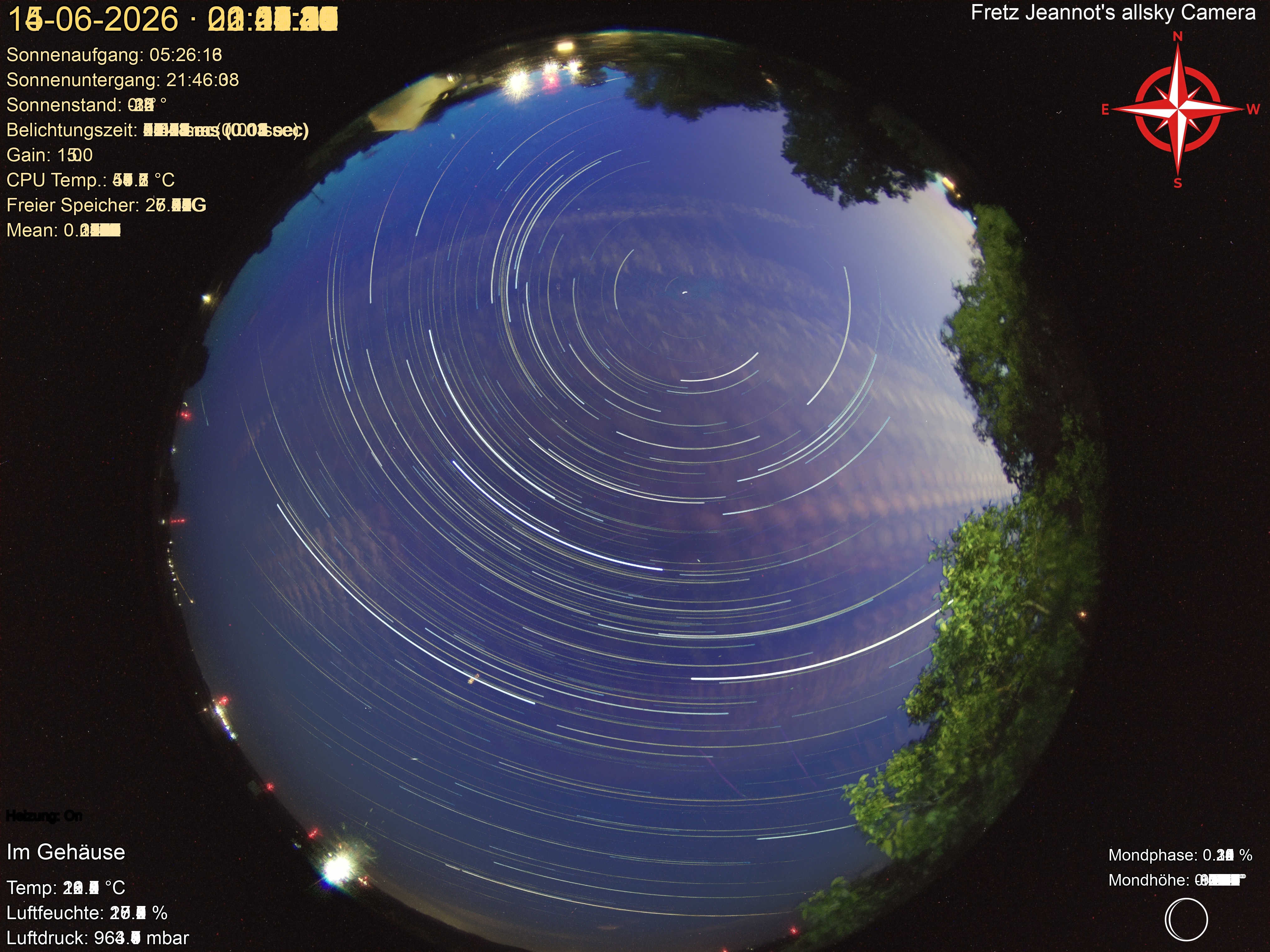Startrail Bild: 14.06.2026