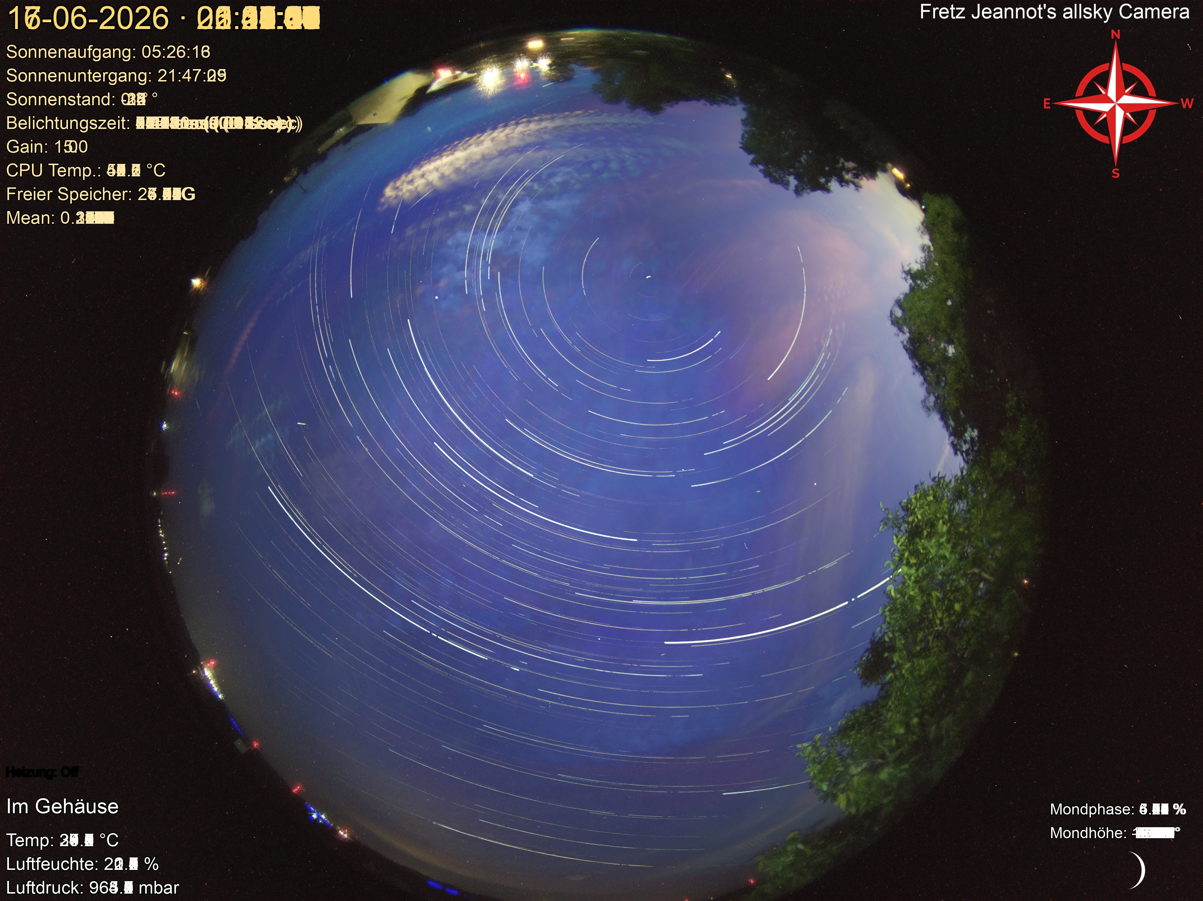Startrail Bild: 16.06.2026