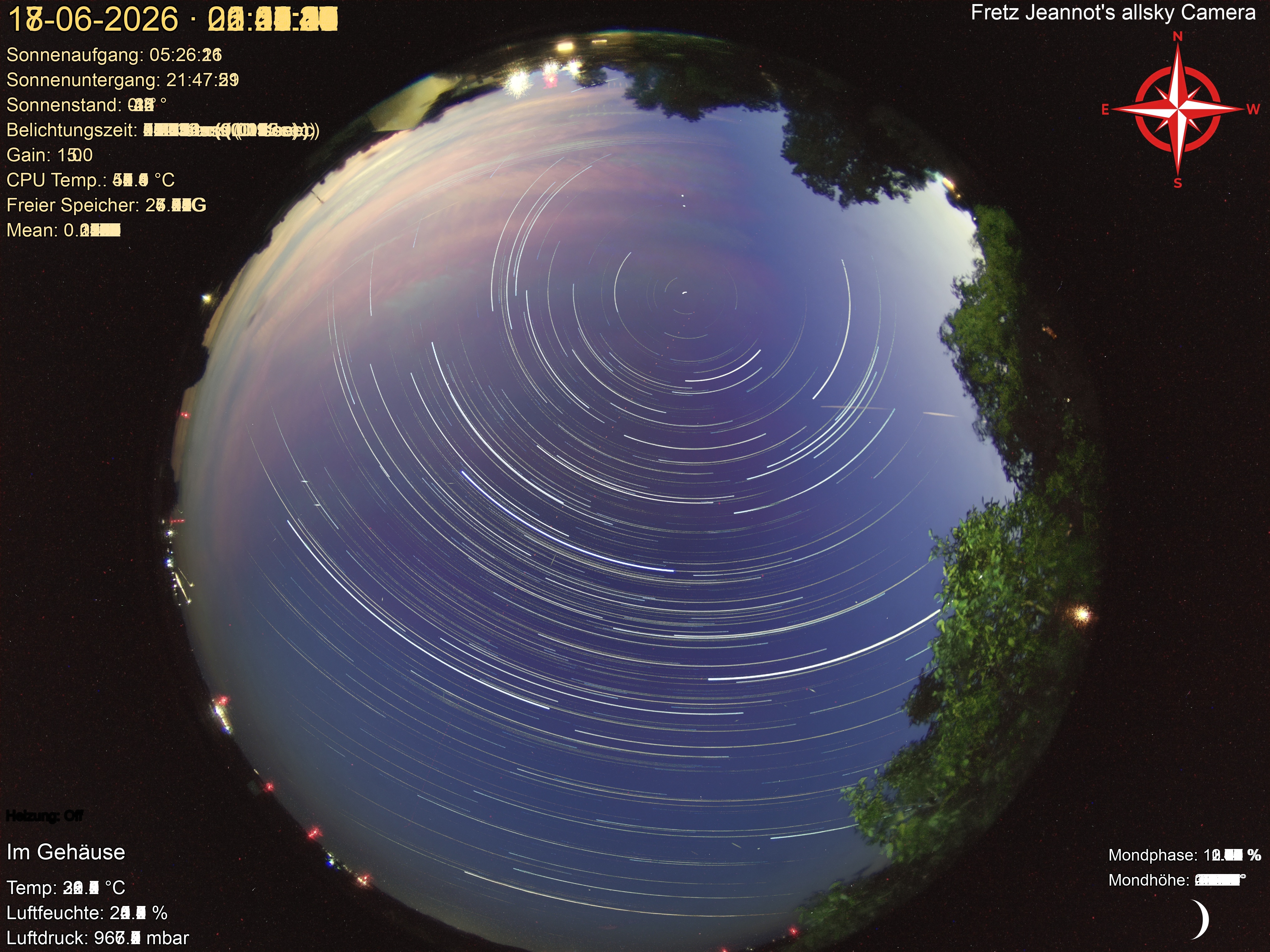Startrail Bild: 17.06.2026
