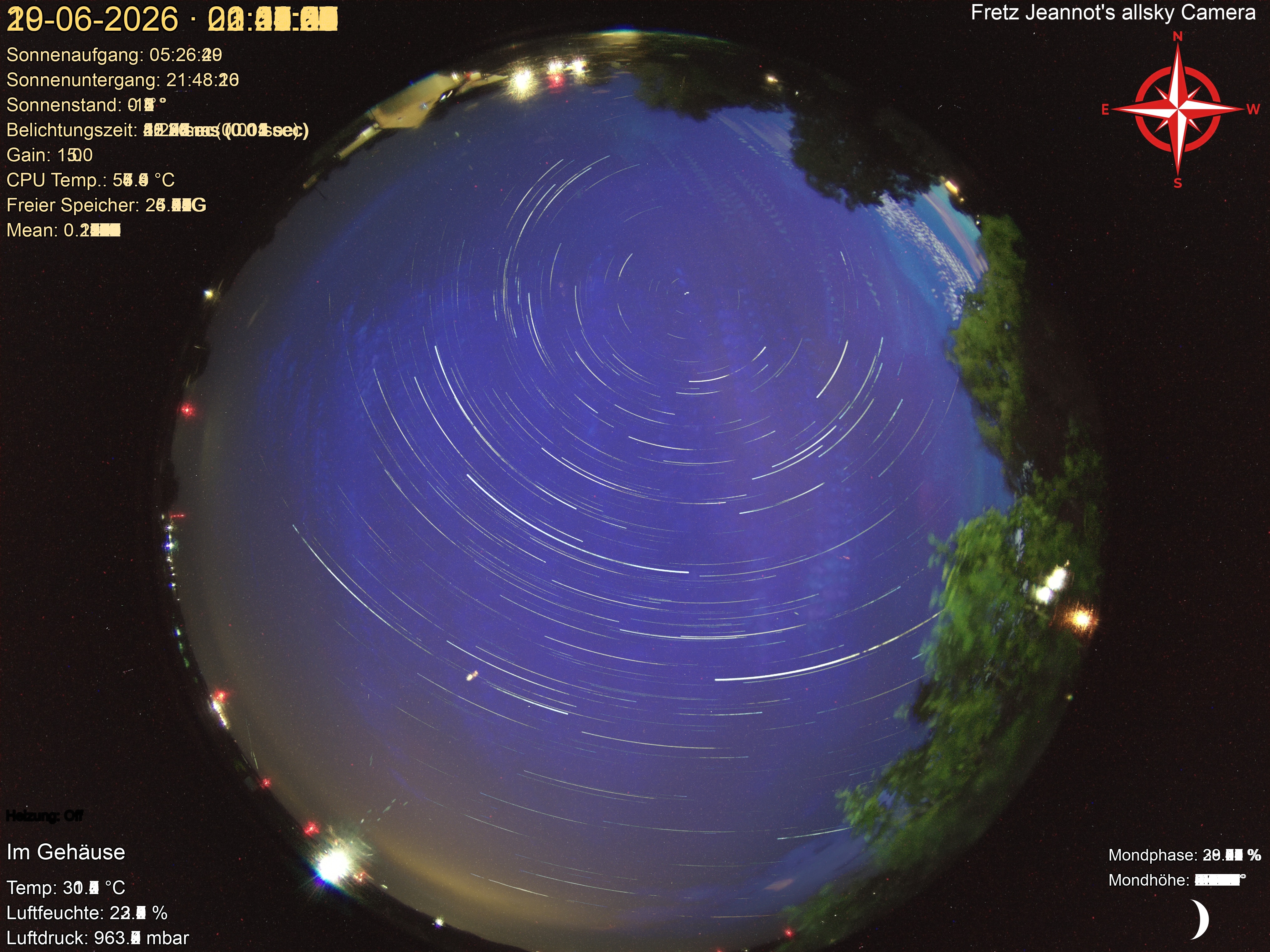 Startrail Bild: 19.06.2026