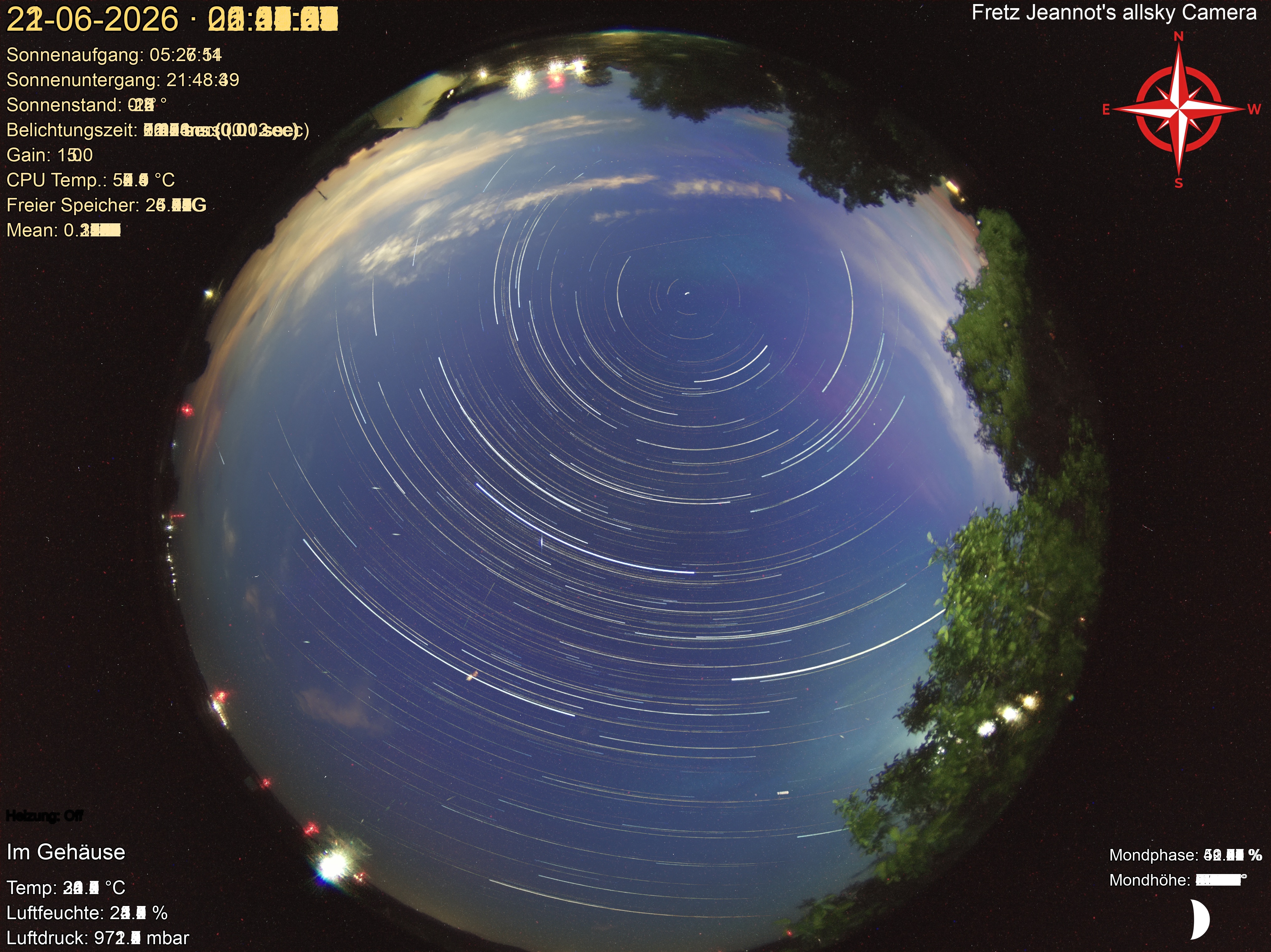 Startrail Bild: 21.06.2026