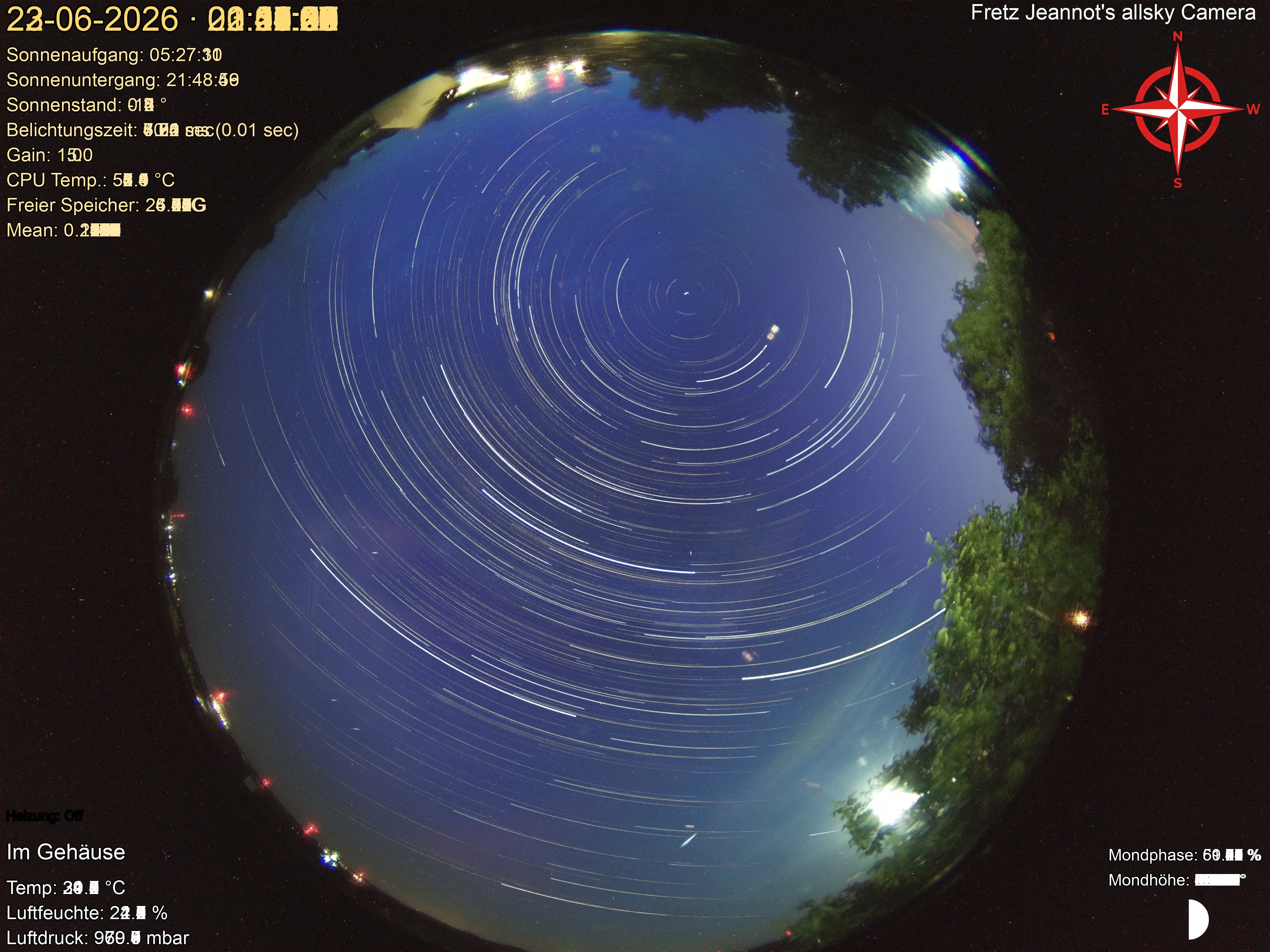 Startrail Bild: 22.06.2026