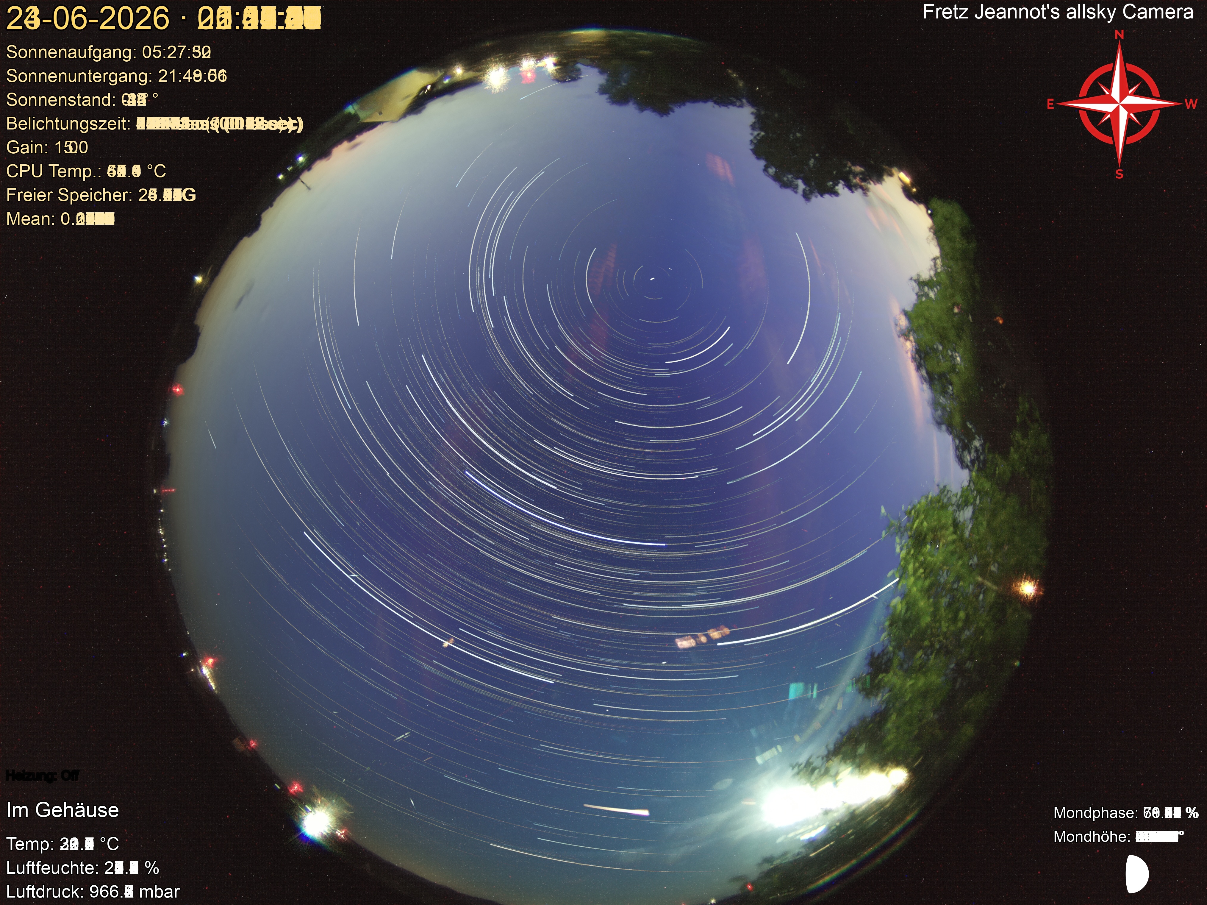 Startrail Bild: 23.06.2026