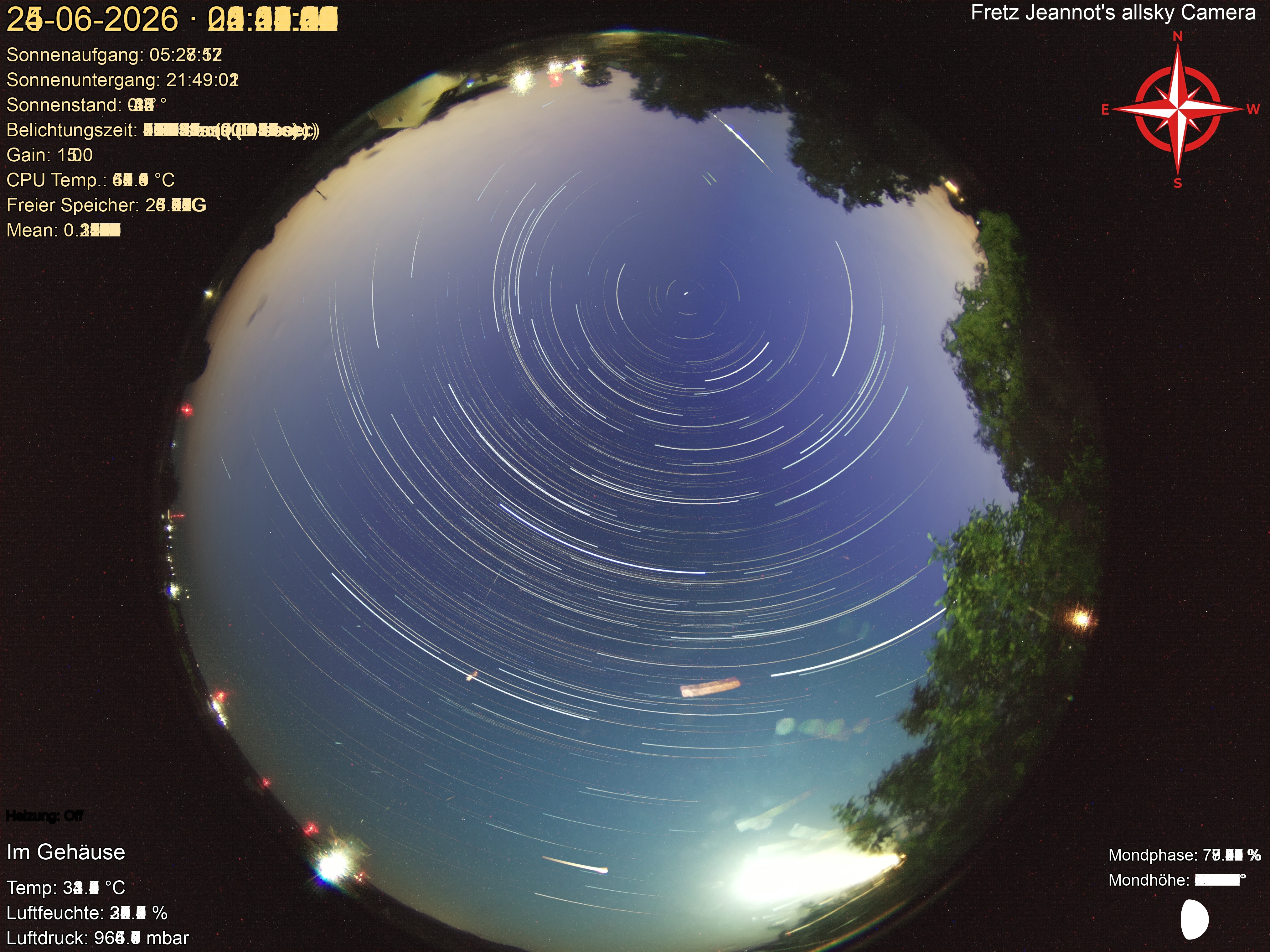 Startrail Bild: 24.06.2026