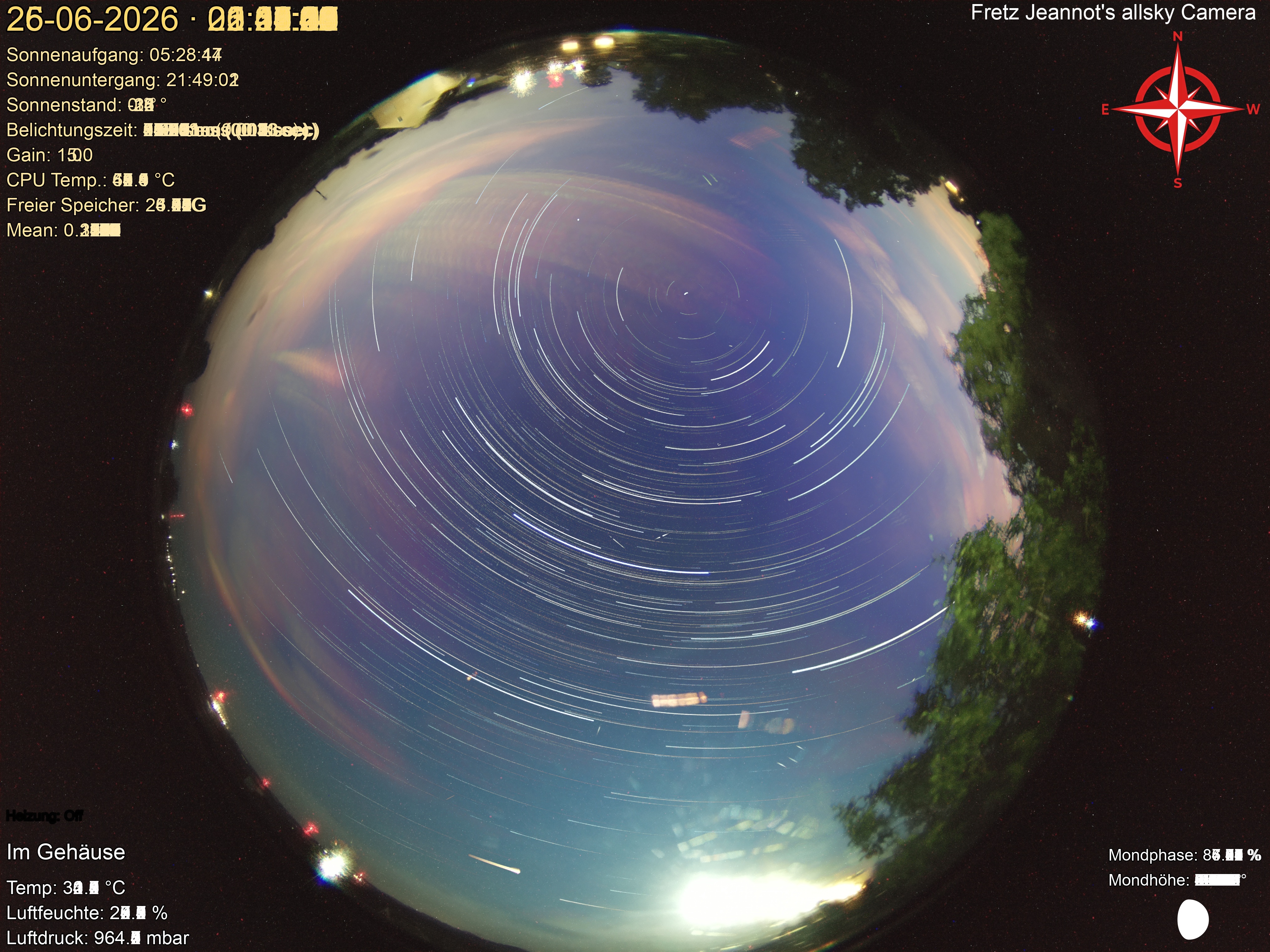 Startrail Bild: 25.06.2026