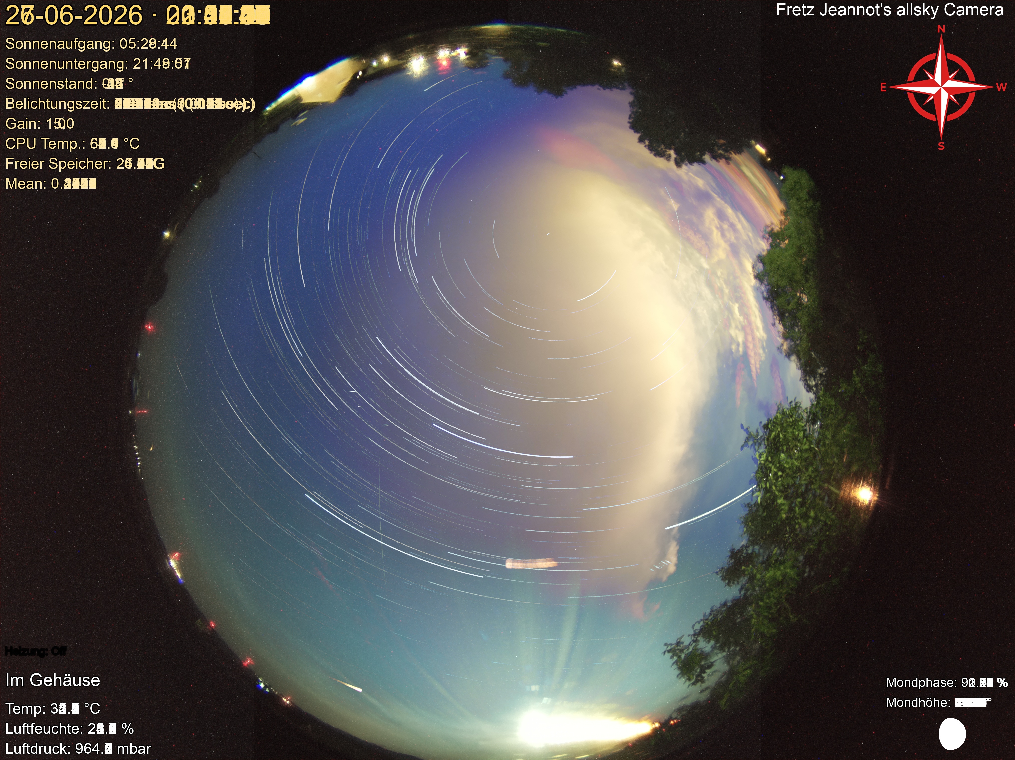 Startrail Bild: 26.06.2026