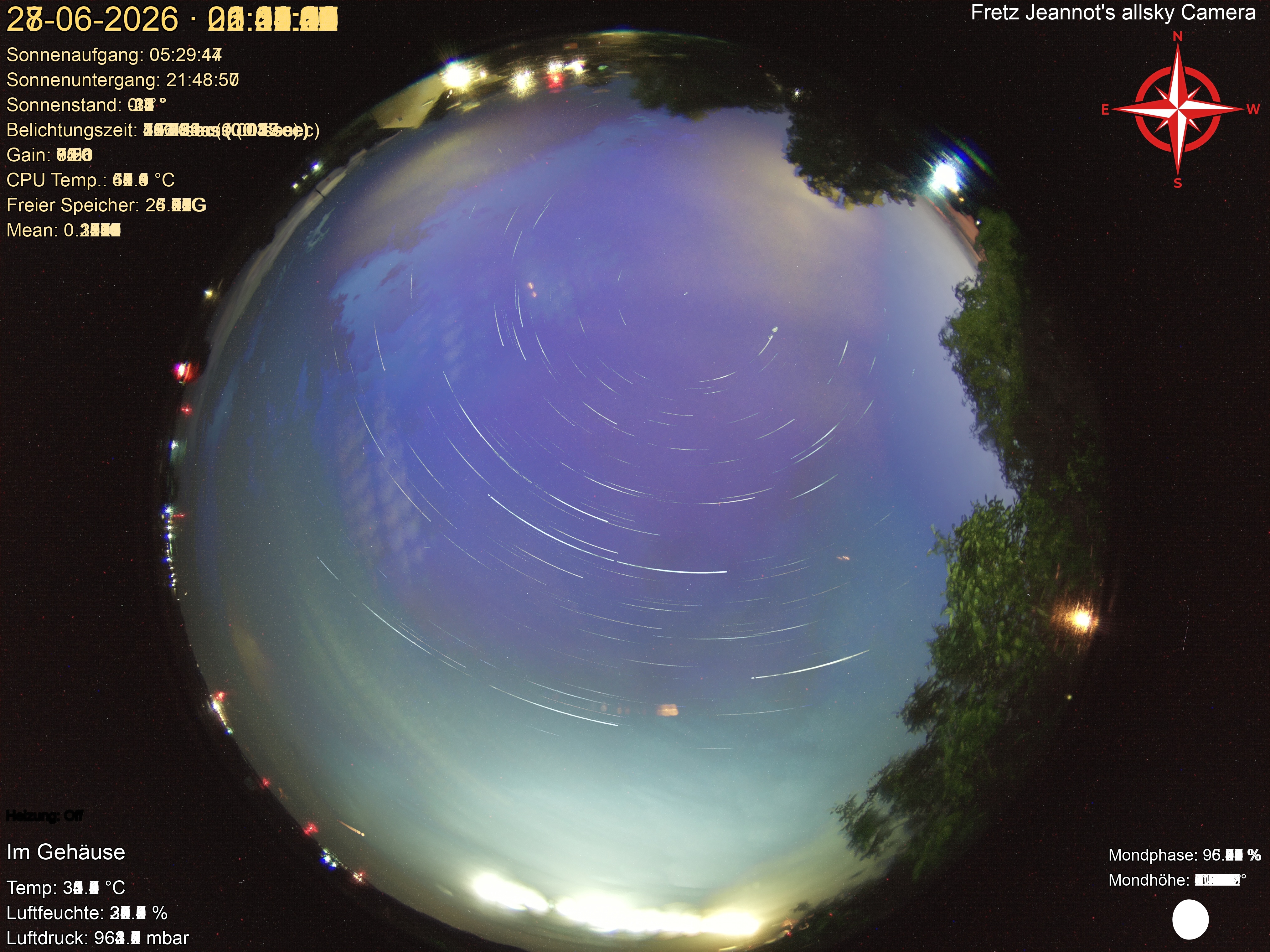 Startrail Bild: 27.06.2026