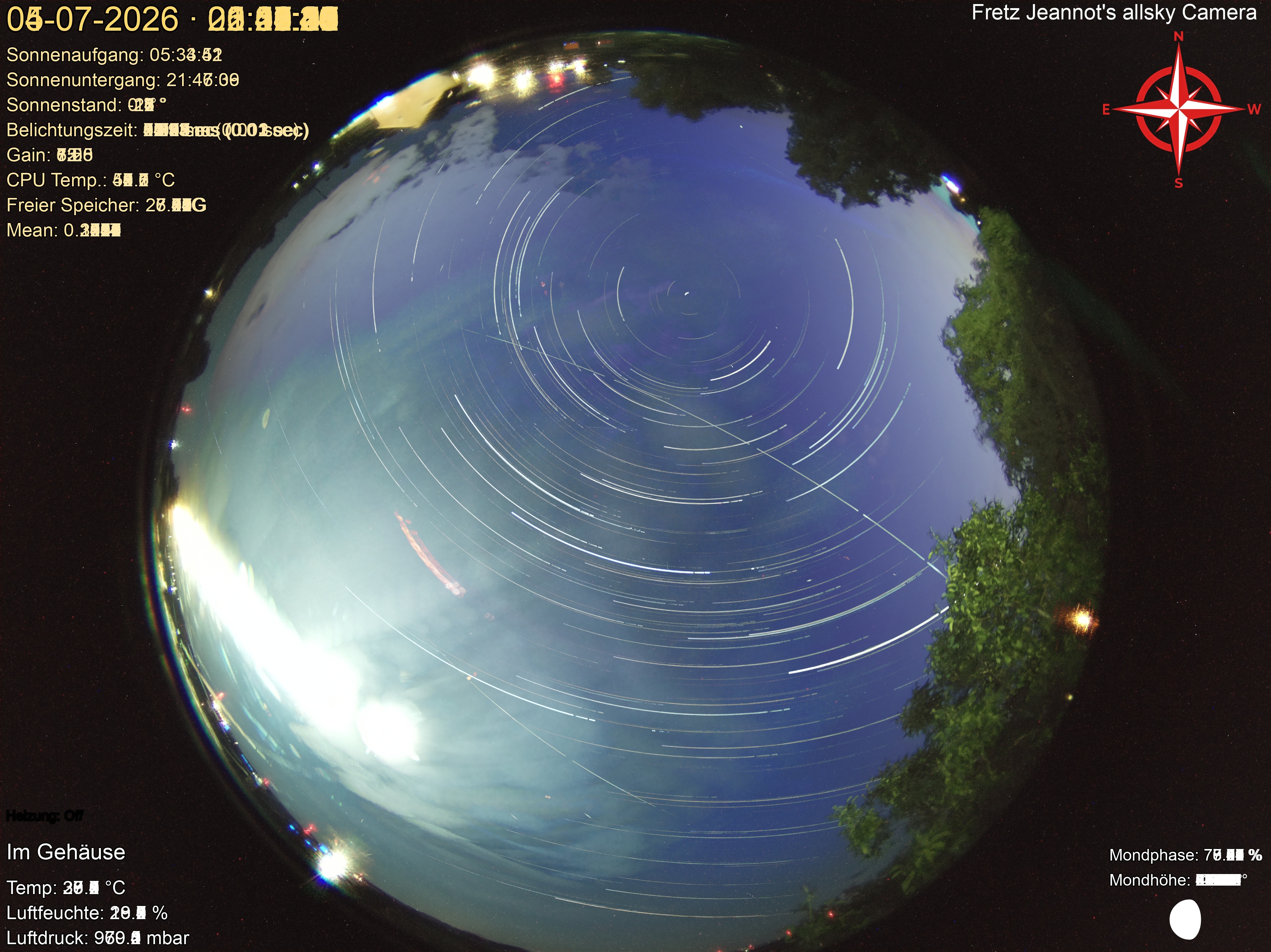 Startrail Bild: 04.07.2026