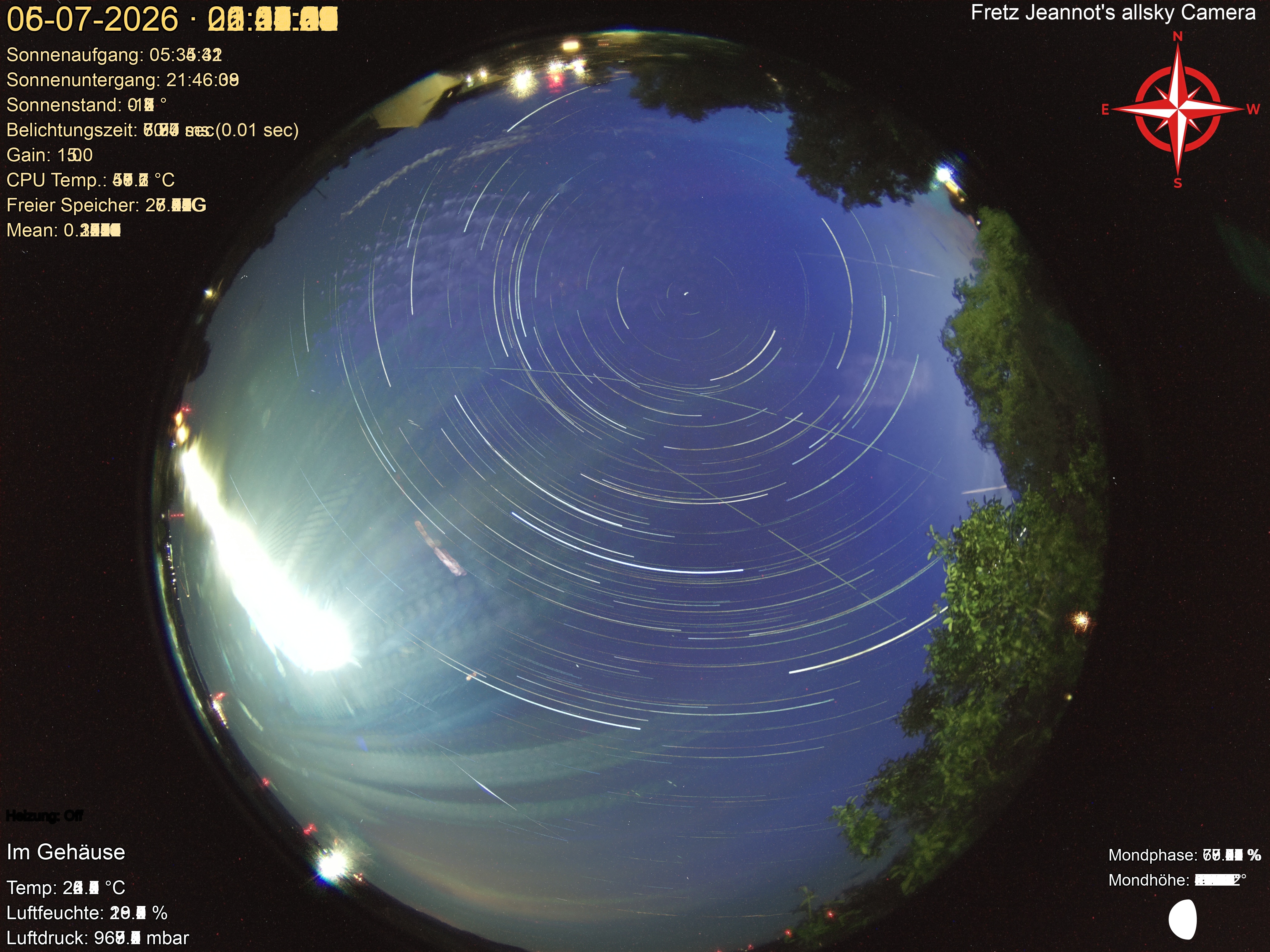 Startrail Bild: 05.07.2026