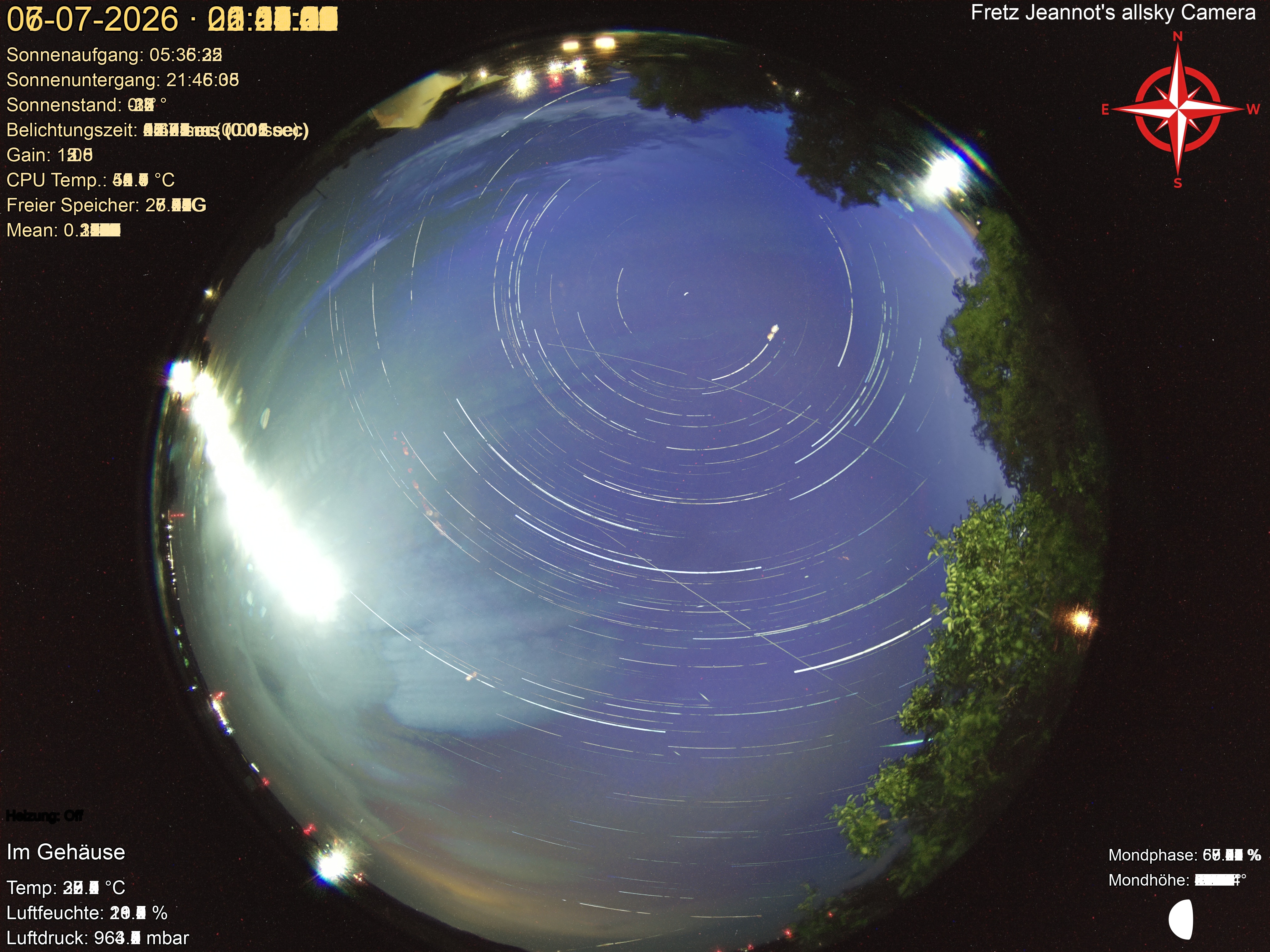Startrail Bild: 06.07.2026