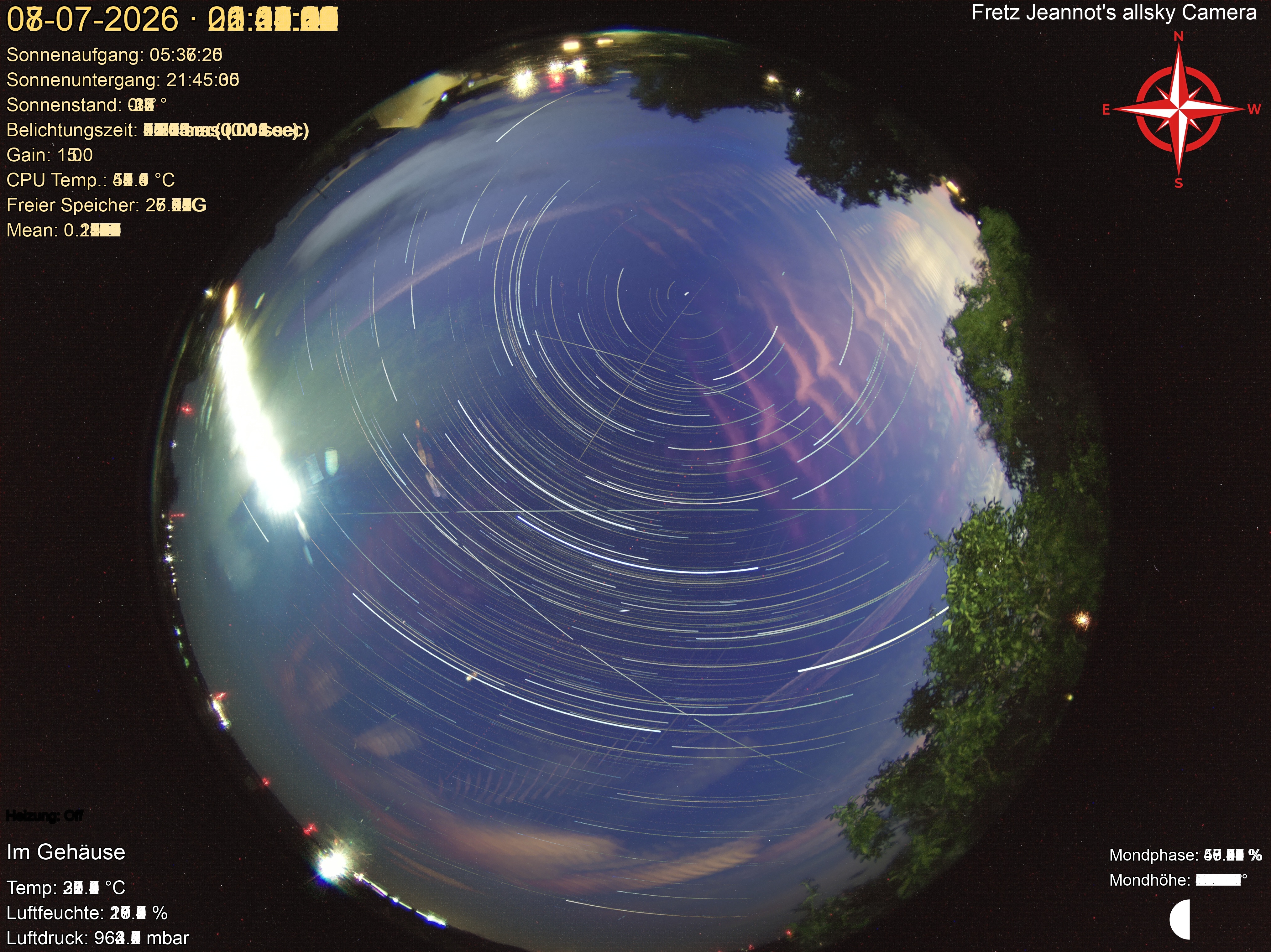 Startrail Bild: 07.07.2026