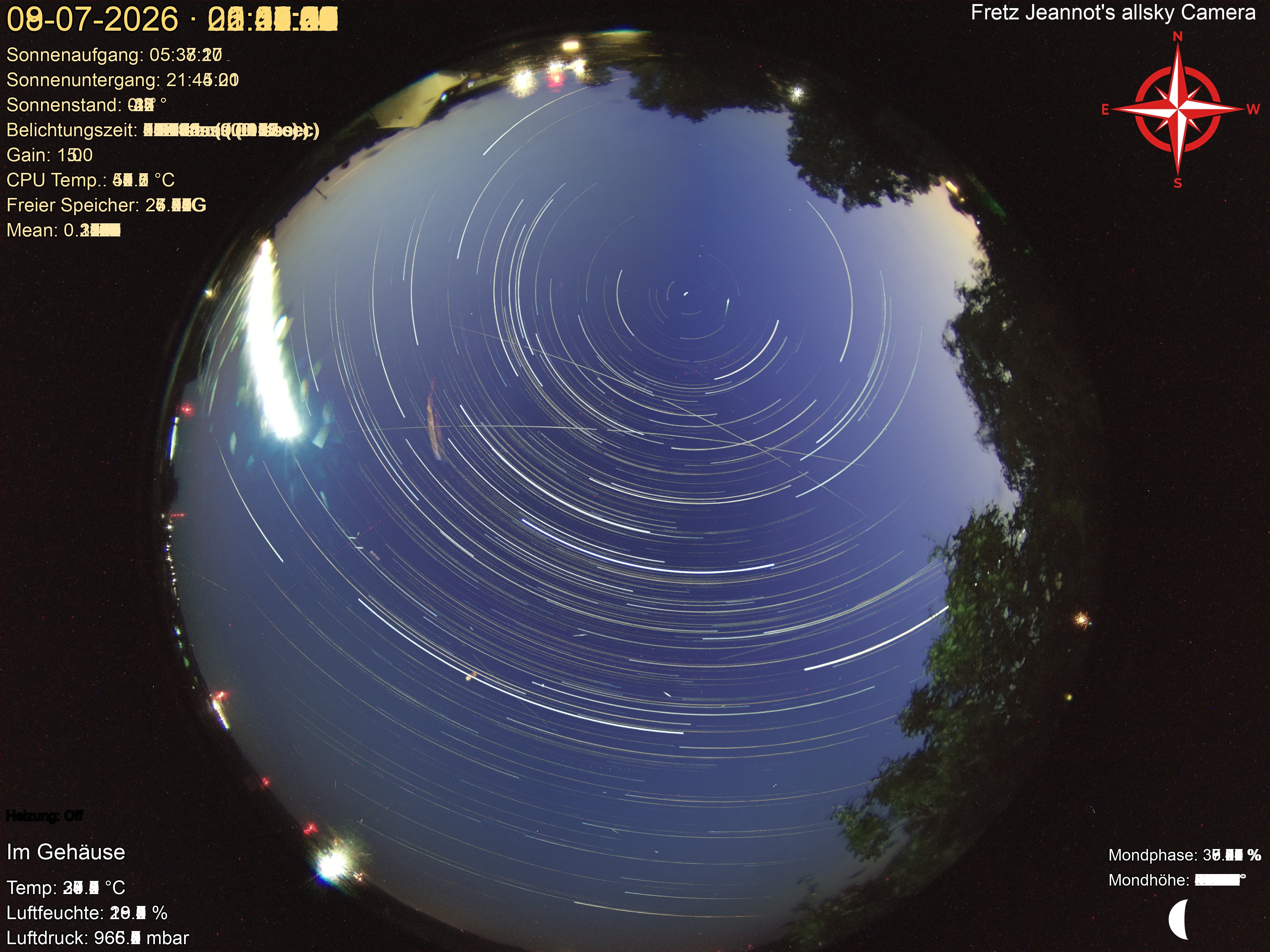 Startrail Bild: 08.07.2026