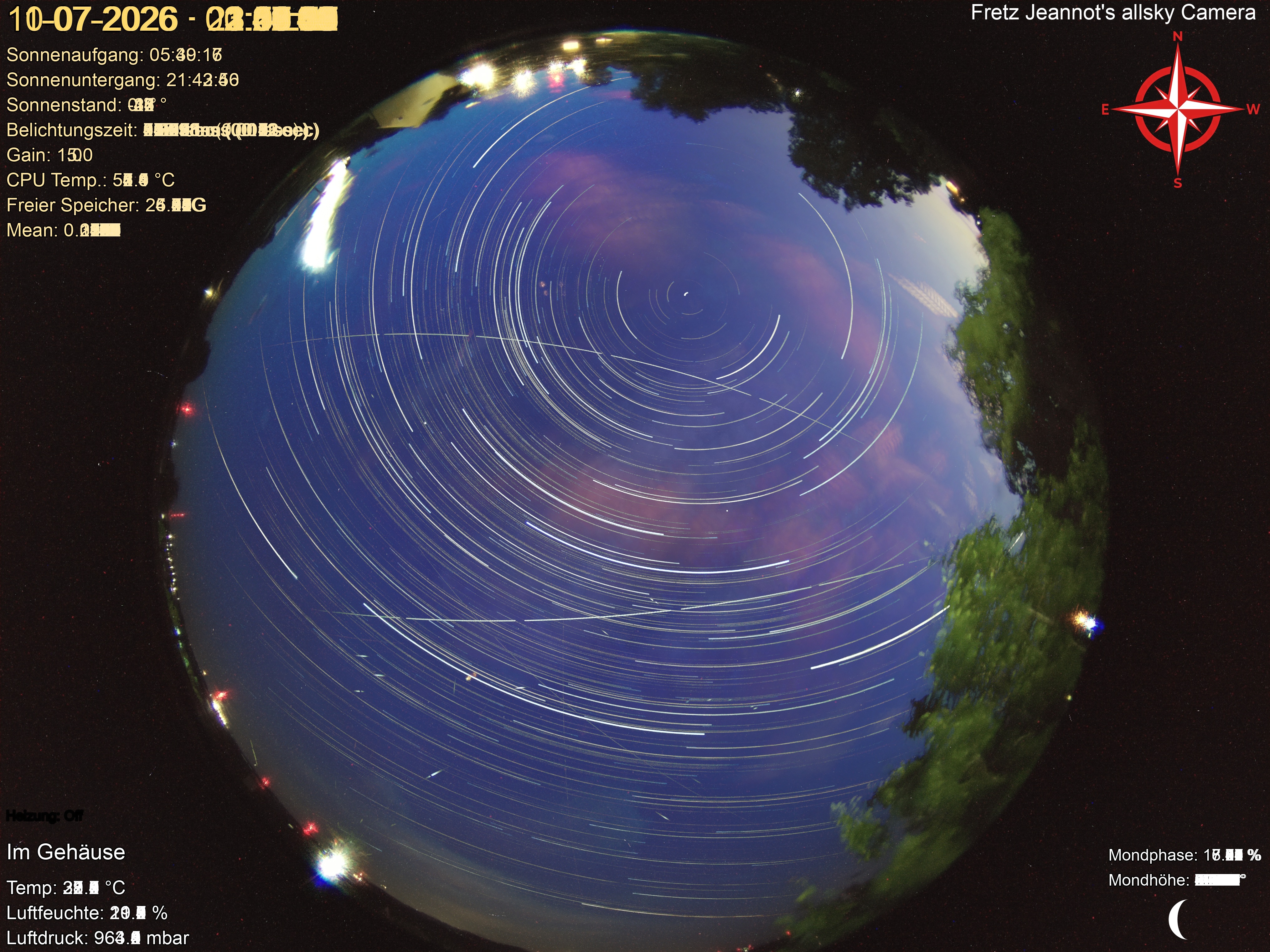 Startrail Bild: 10.07.2026
