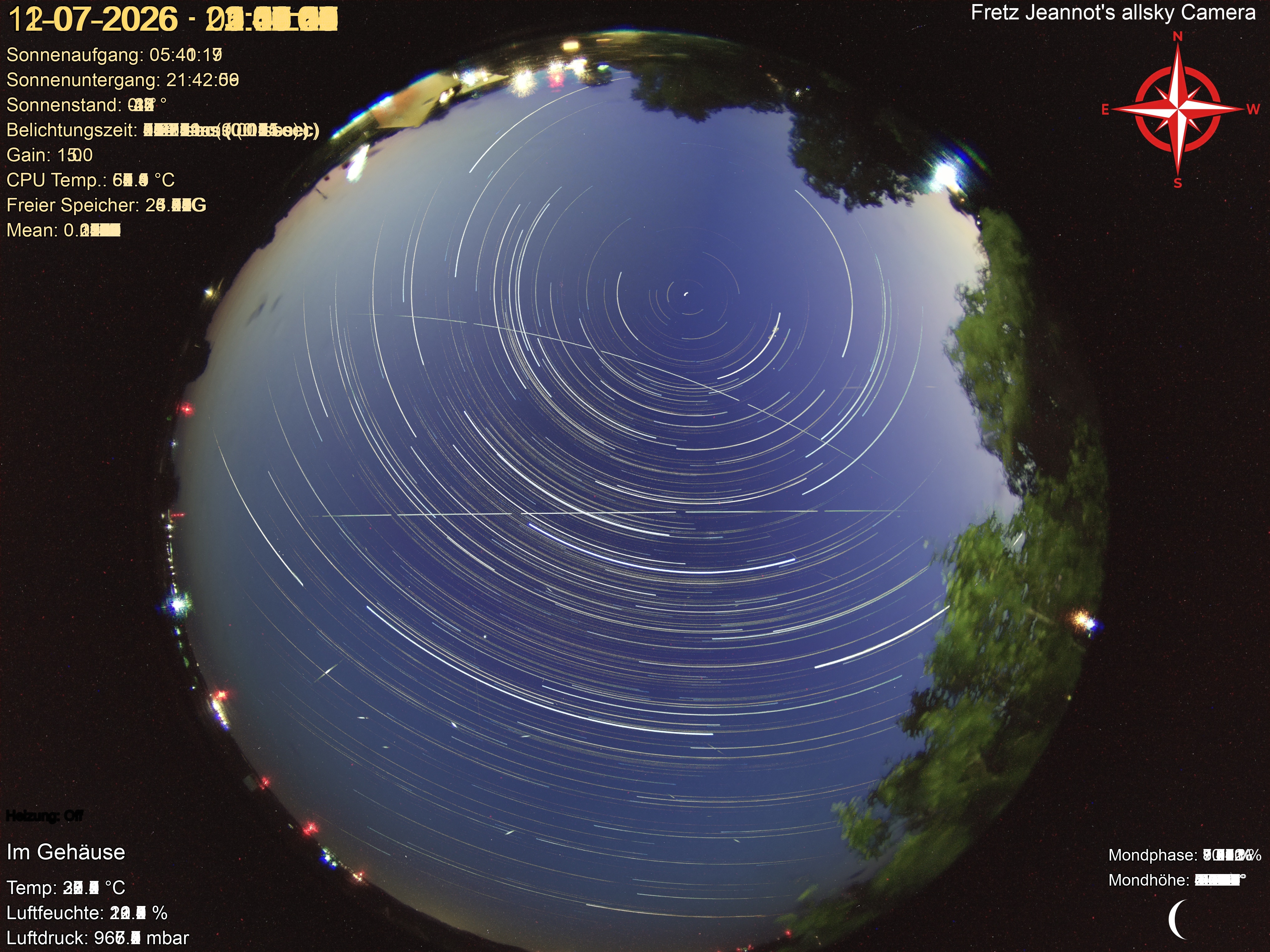 Startrail Bild: 11.07.2026
