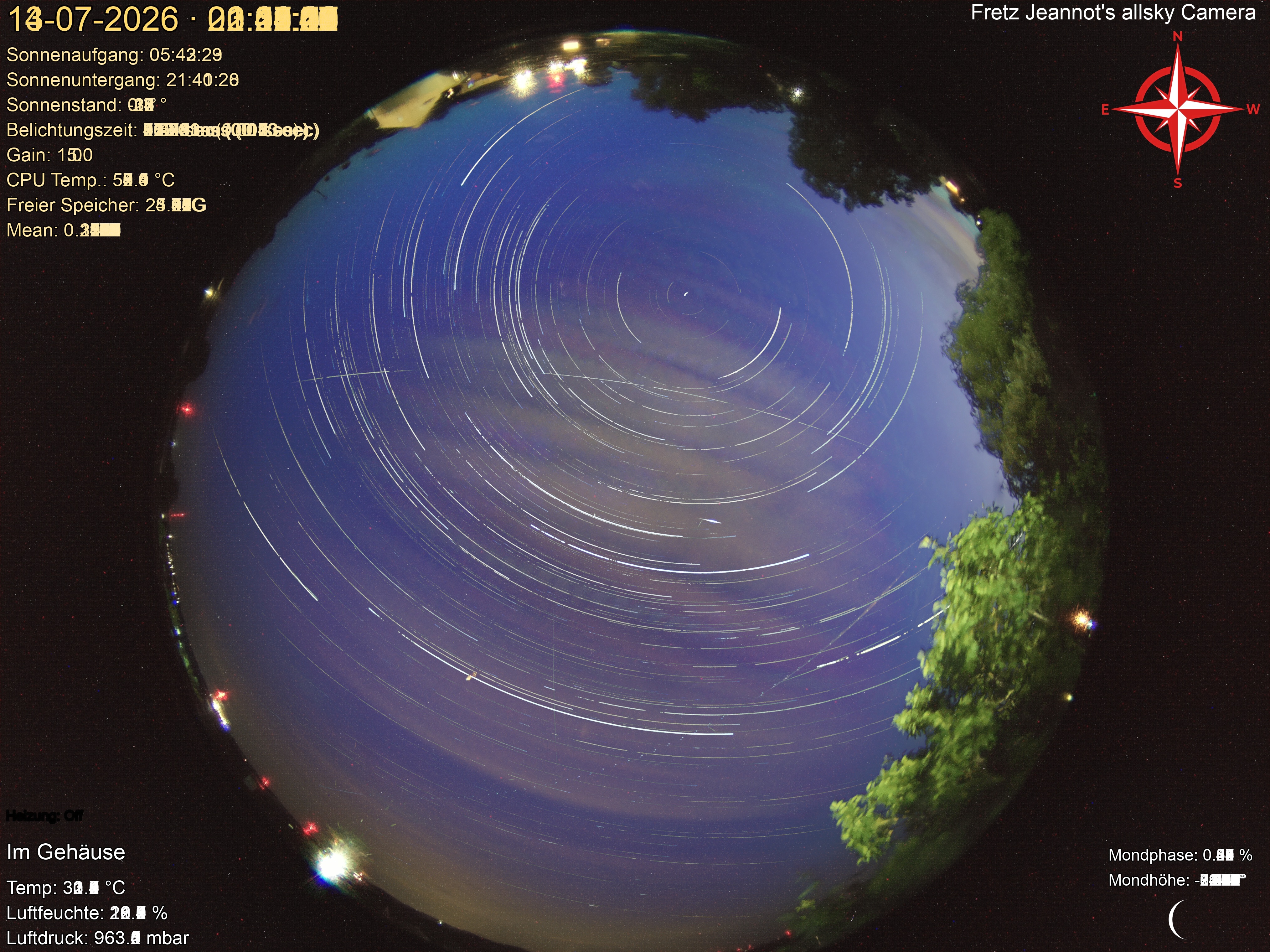 Startrail Bild: 13.07.2026