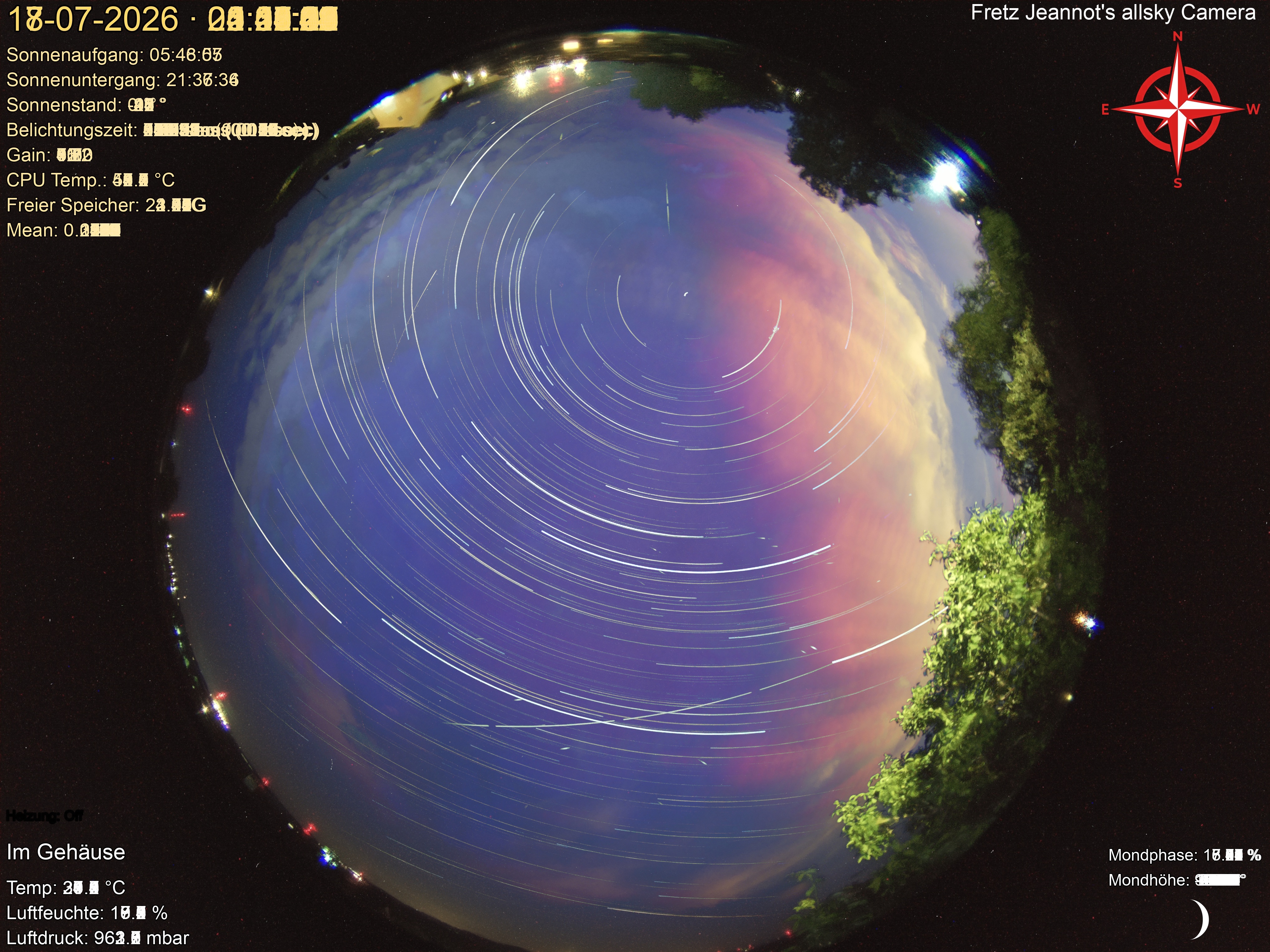 Startrail Bild: 17.07.2026