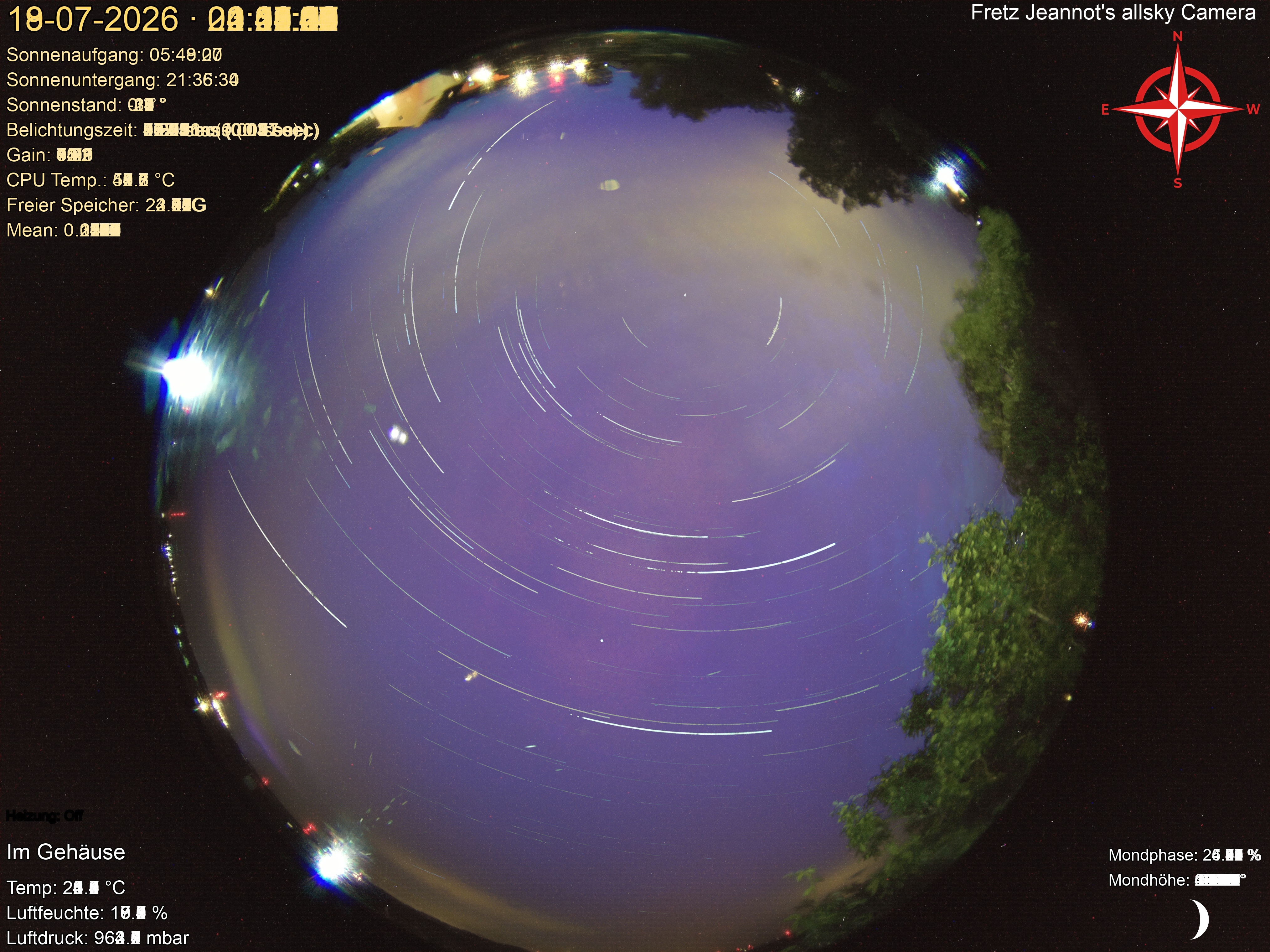 Startrail Bild: 18.07.2026