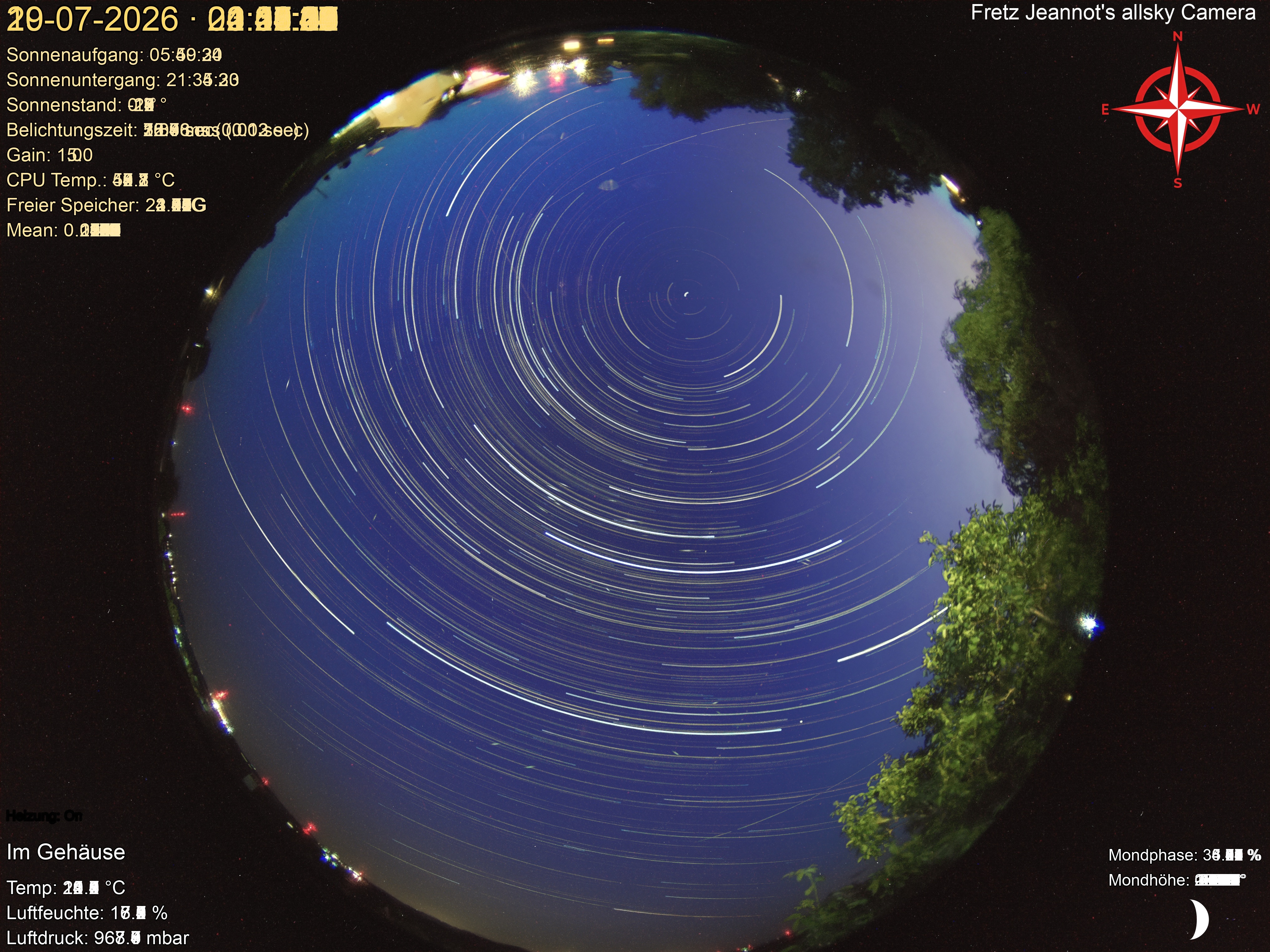 Startrail Bild: 19.07.2026