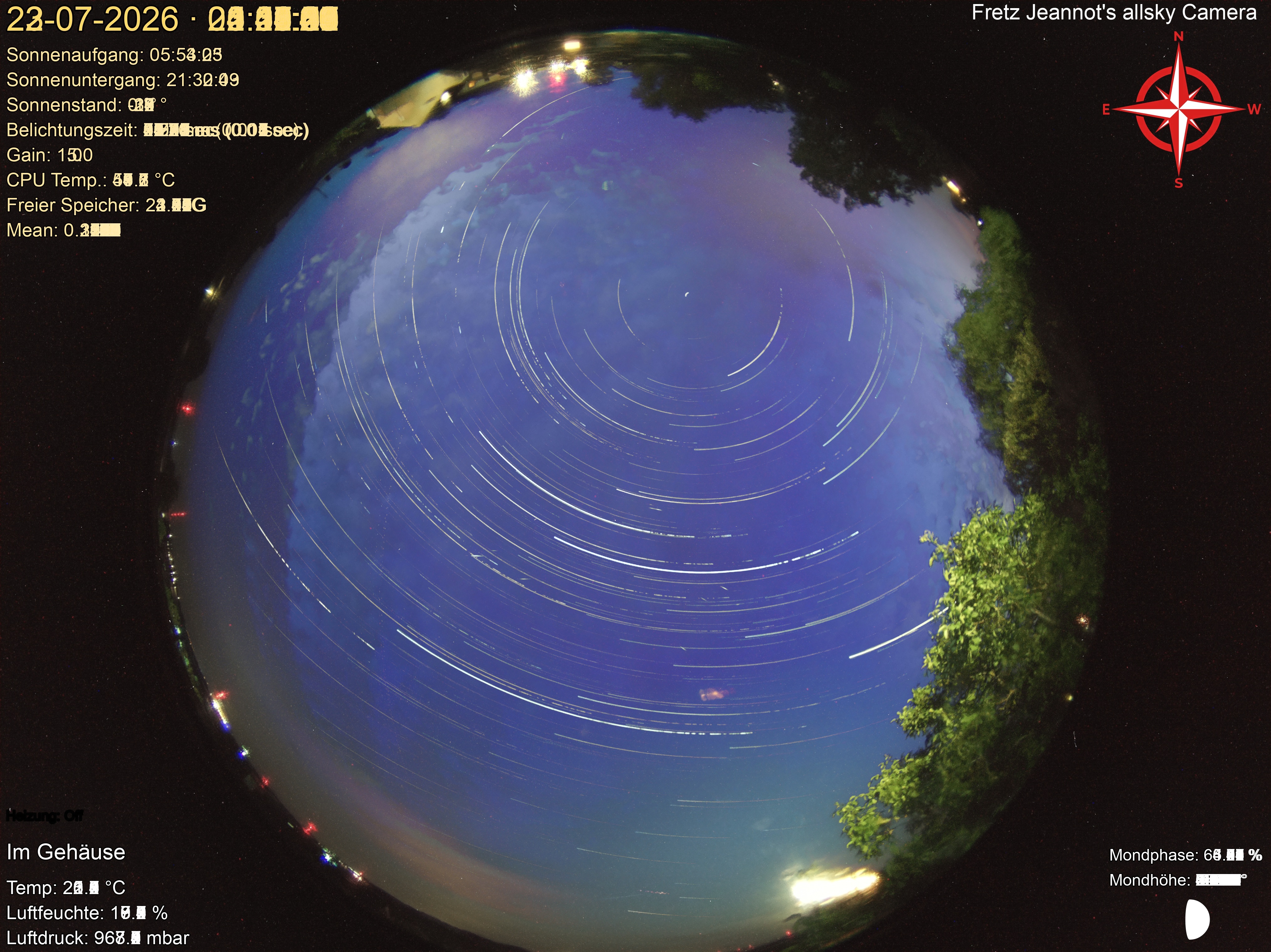 Startrail Bild: 22.07.2026