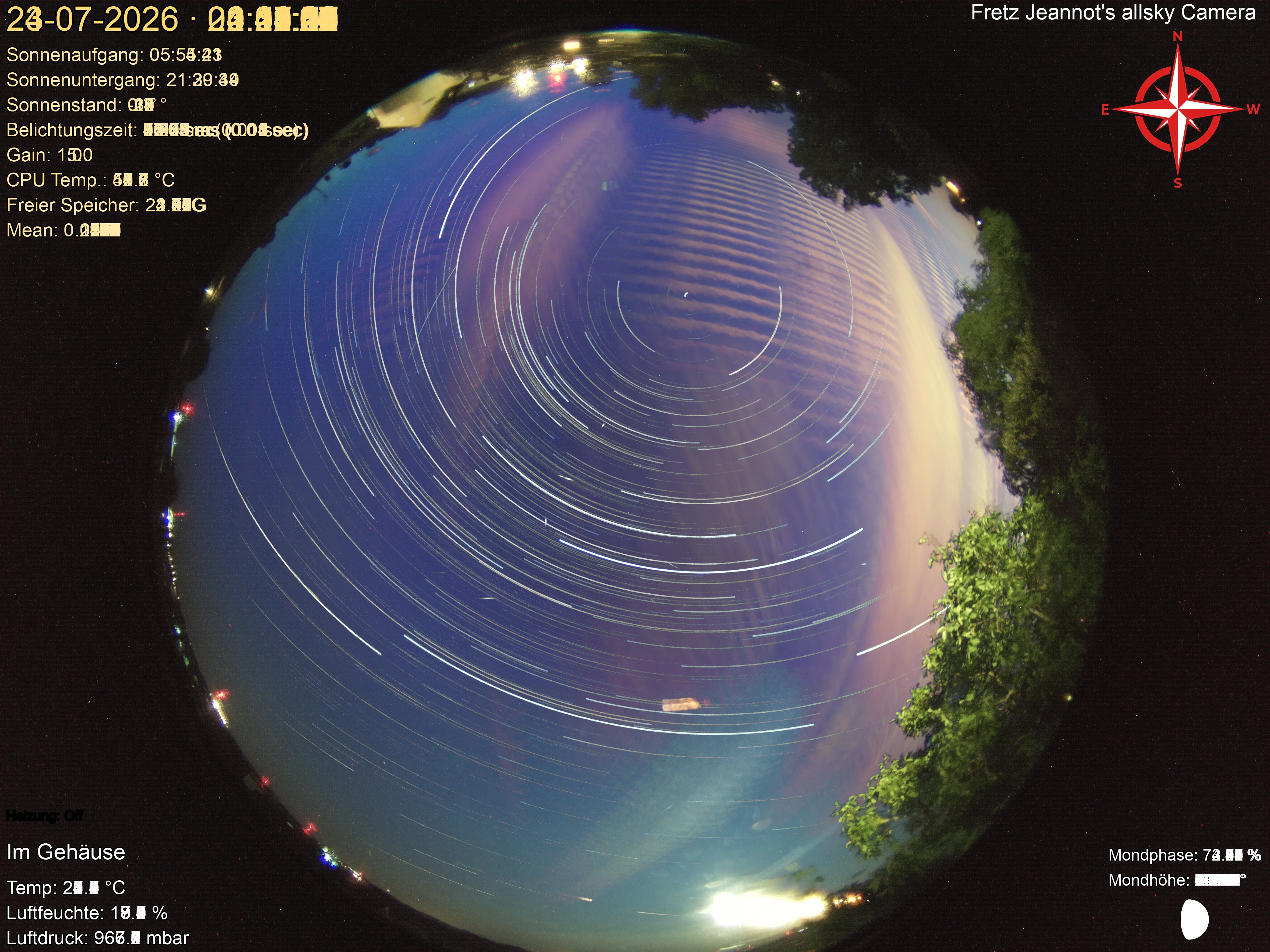 Startrail Bild: 23.07.2026