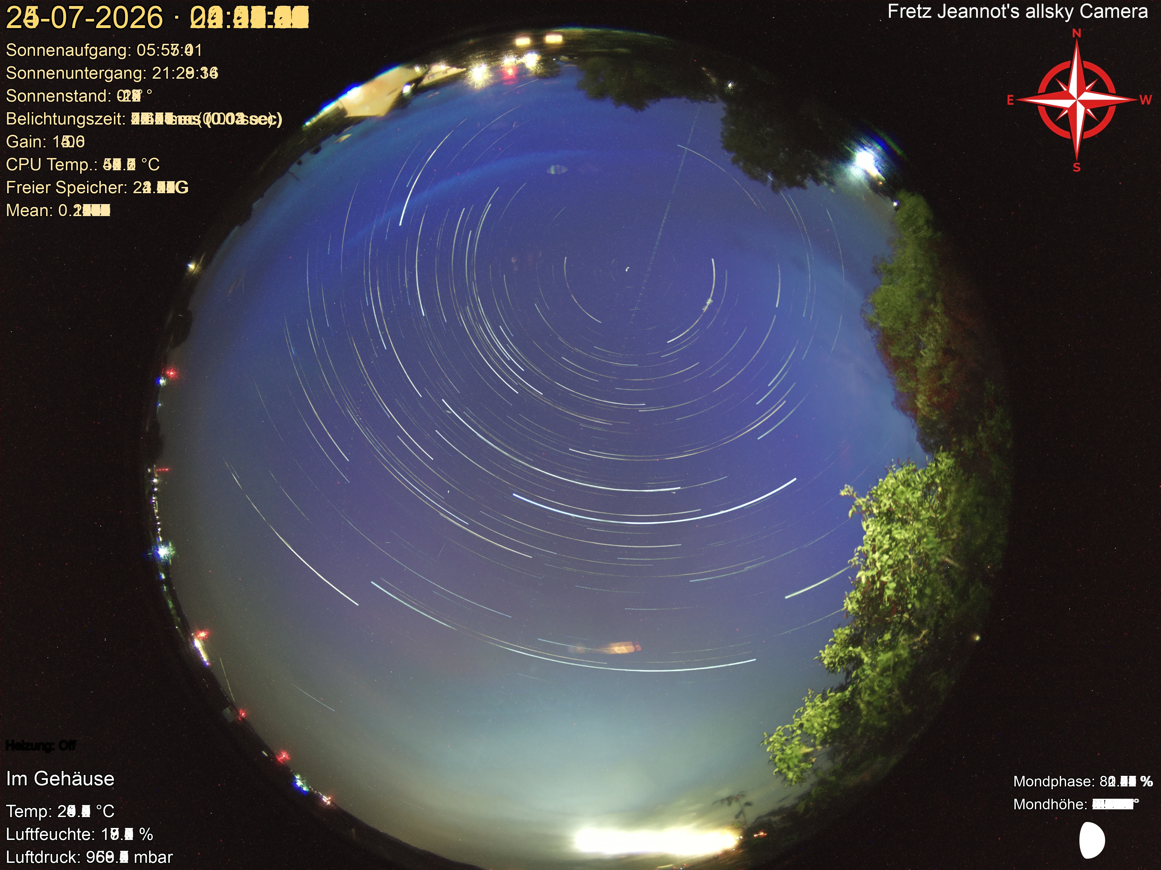 Startrail Bild: 24.07.2026