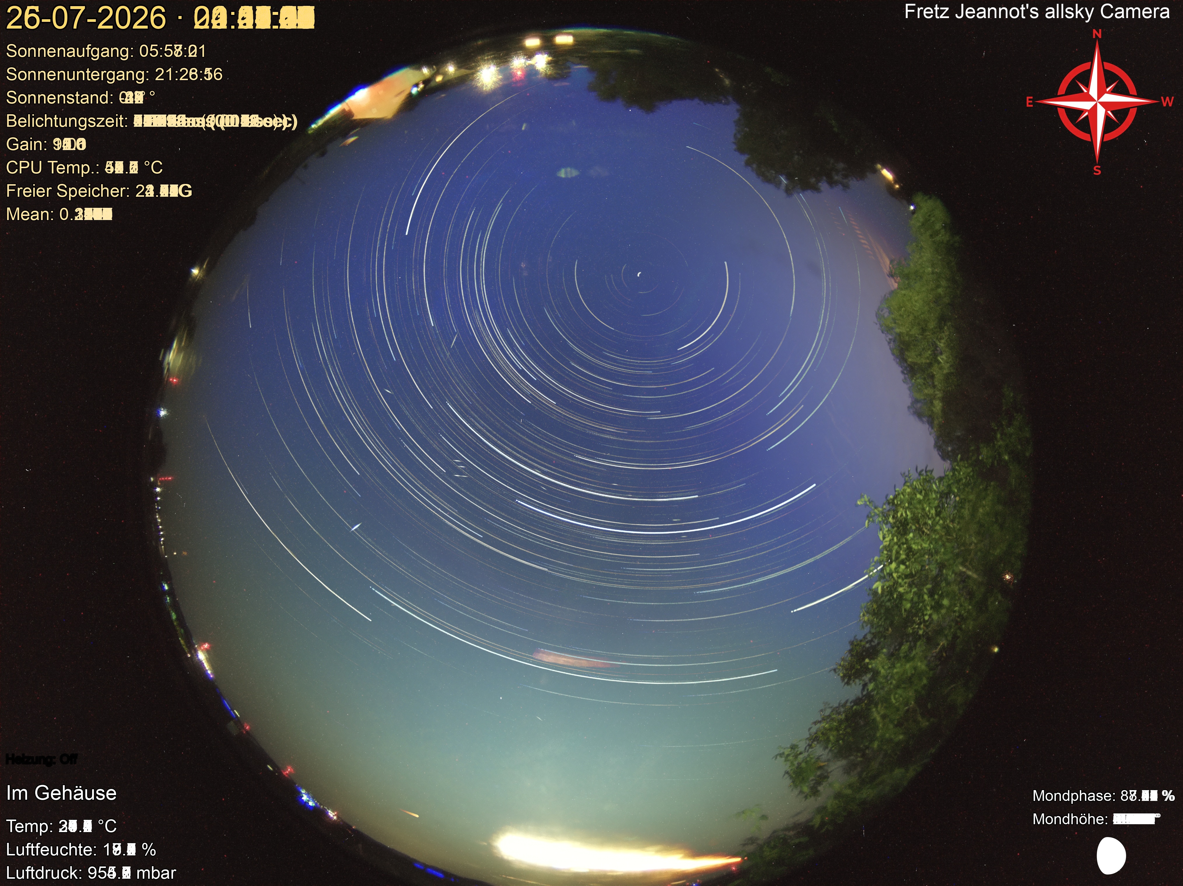 Startrail Bild: 25.07.2026