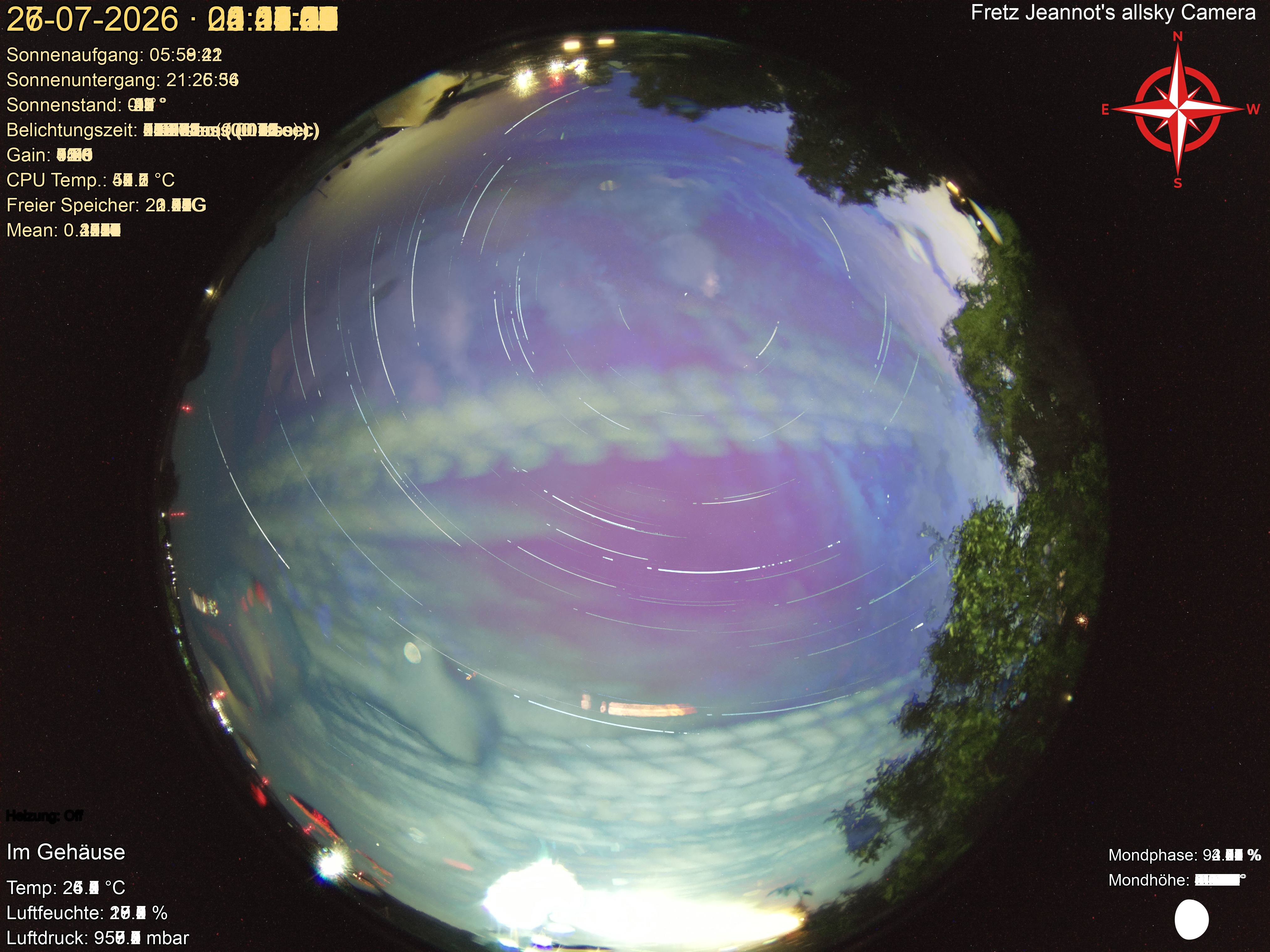 Startrail Bild: 26.07.2026