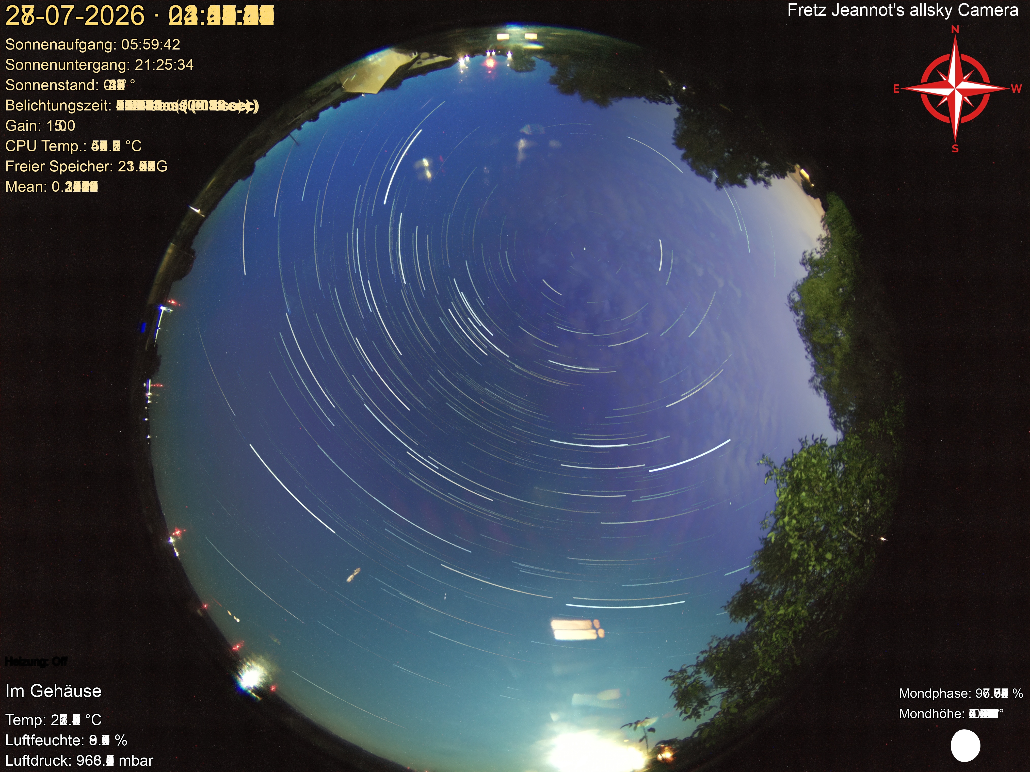 Startrail Bild: 27.07.2026