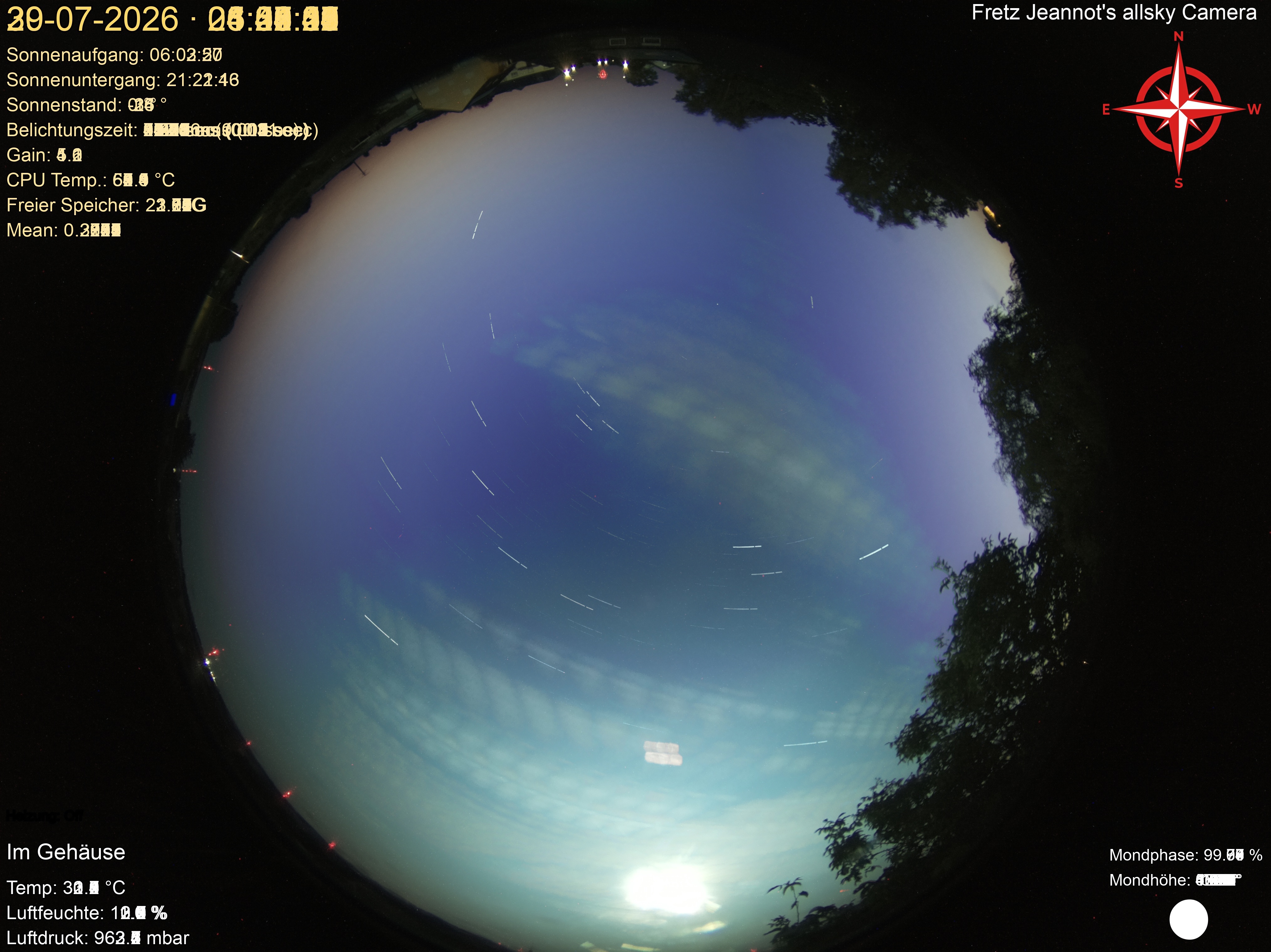 Startrail Bild: 29.07.2026