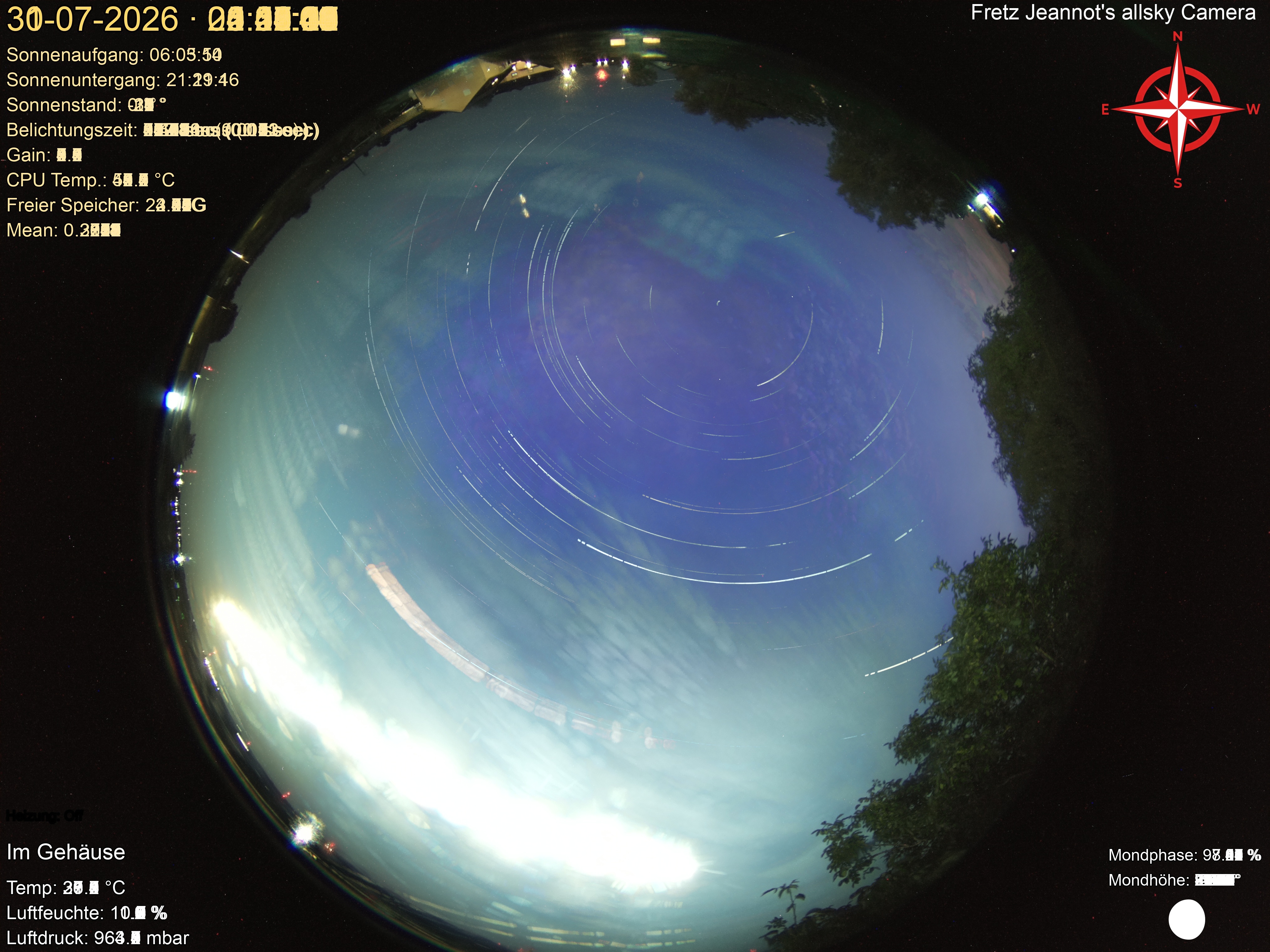 Startrail Bild: 30.07.2026