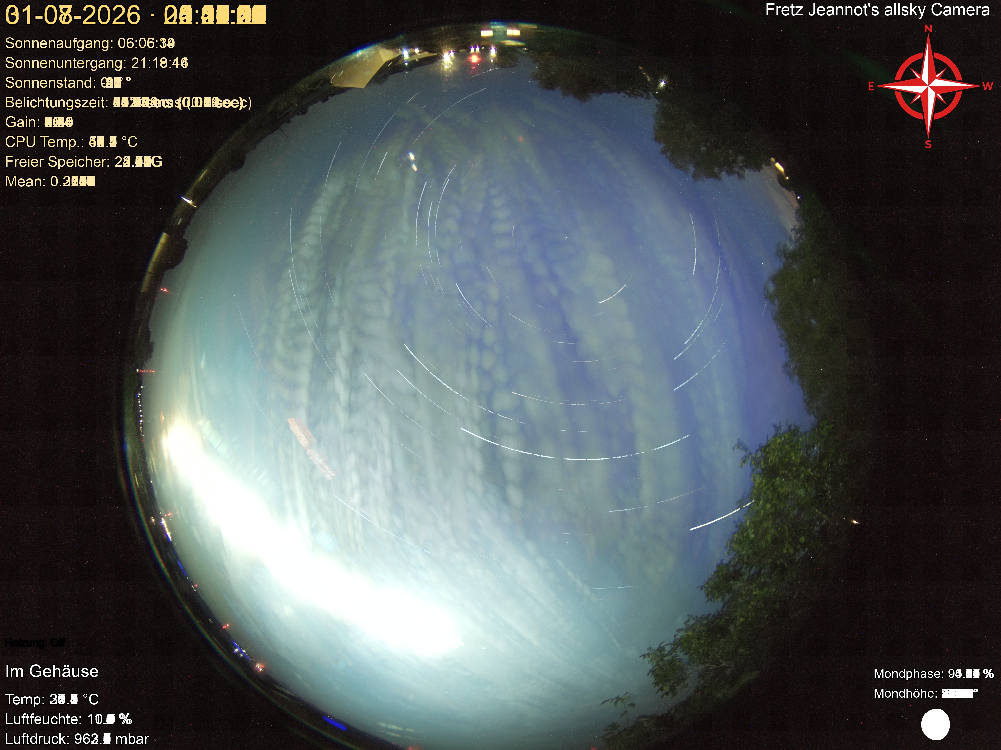 Startrail Bild: 31.07.2026