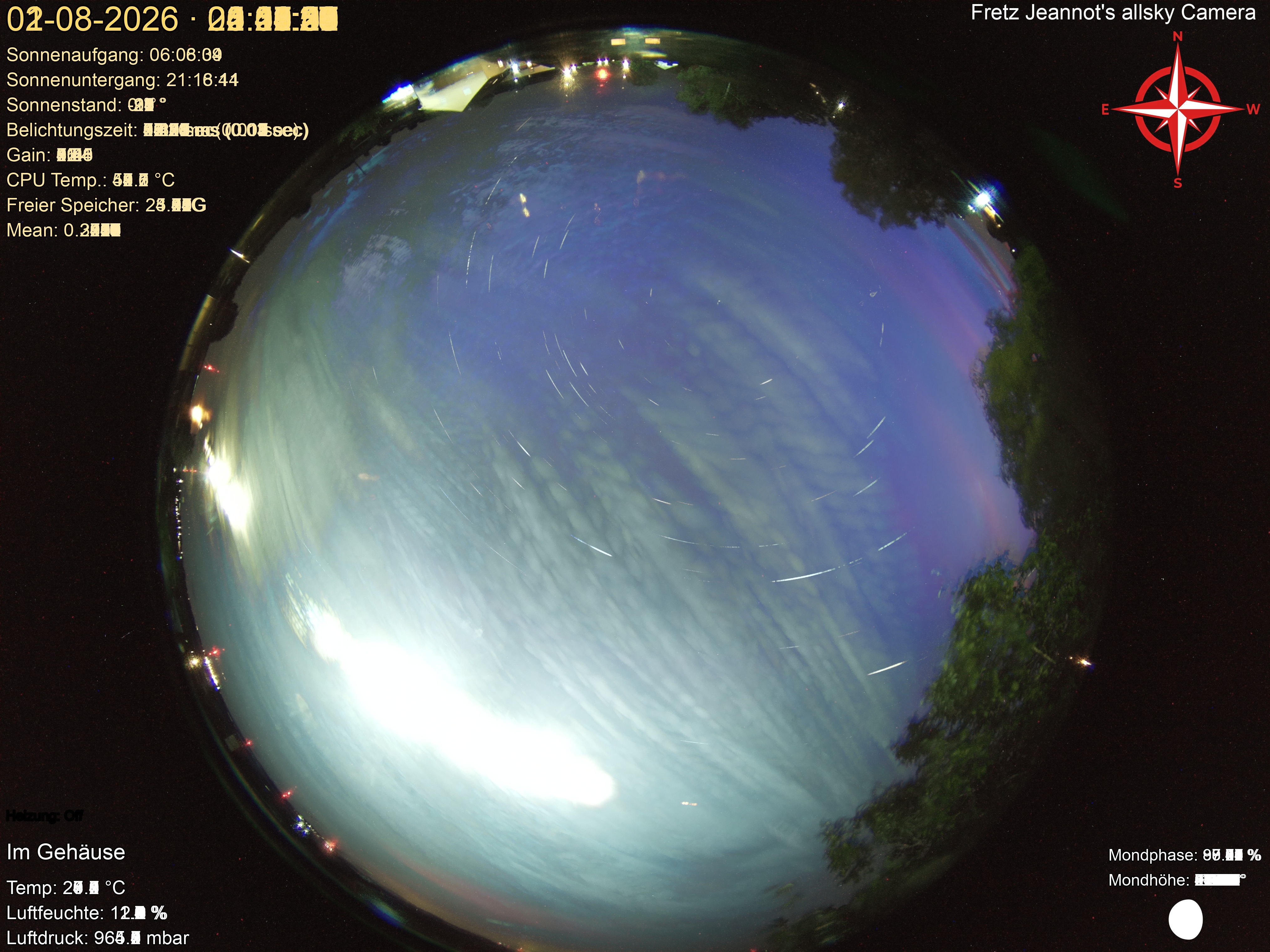 Startrail Bild: 01.08.2026