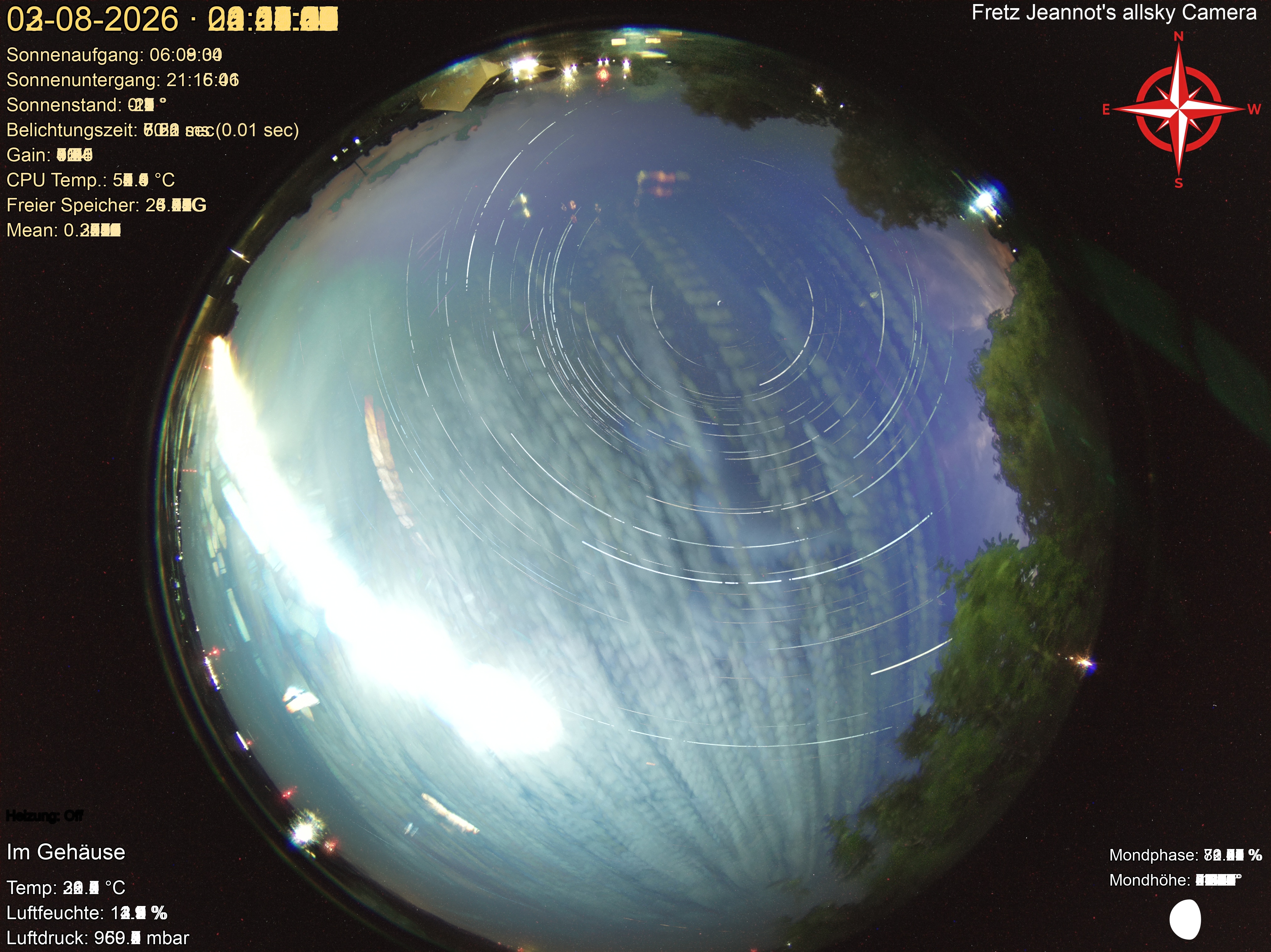 Startrail Bild: 02.08.2026