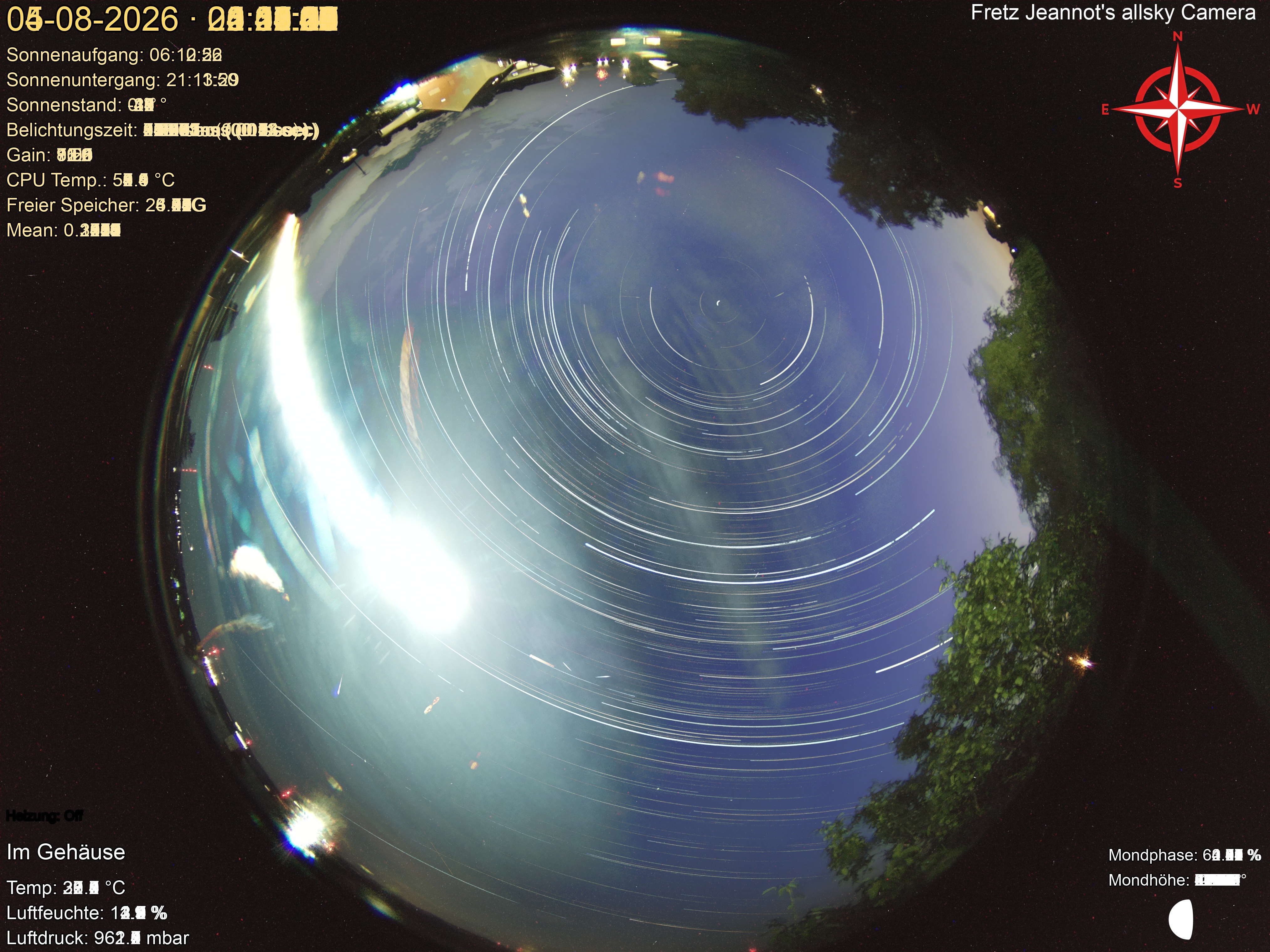 Startrail Bild: 04.08.2026