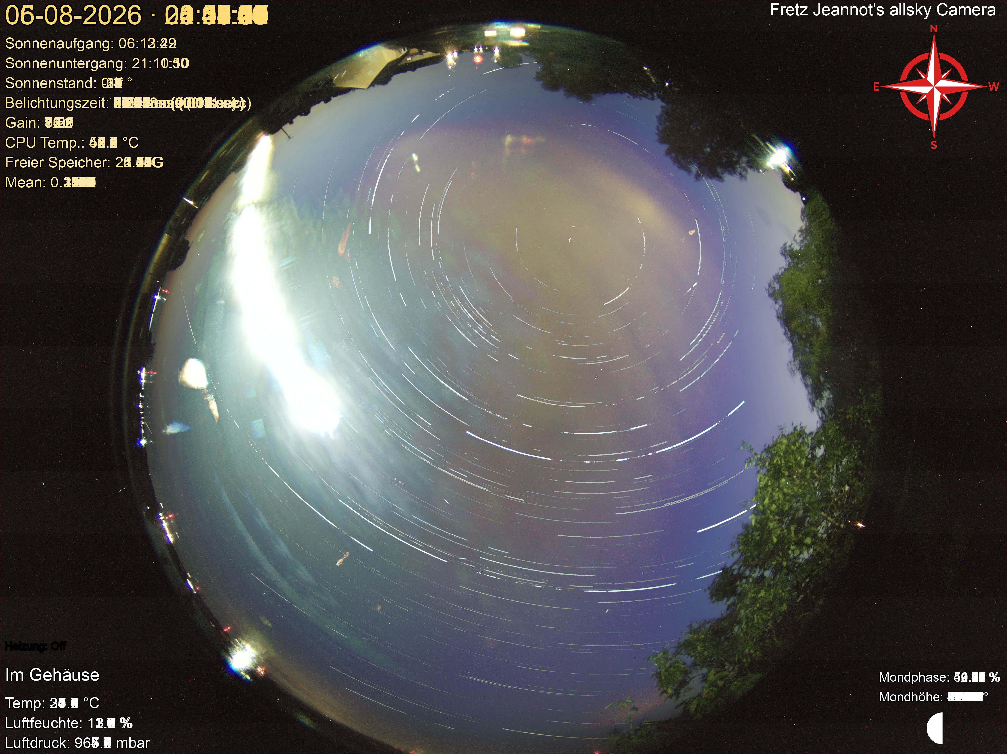 Startrail Bild: 05.08.2026